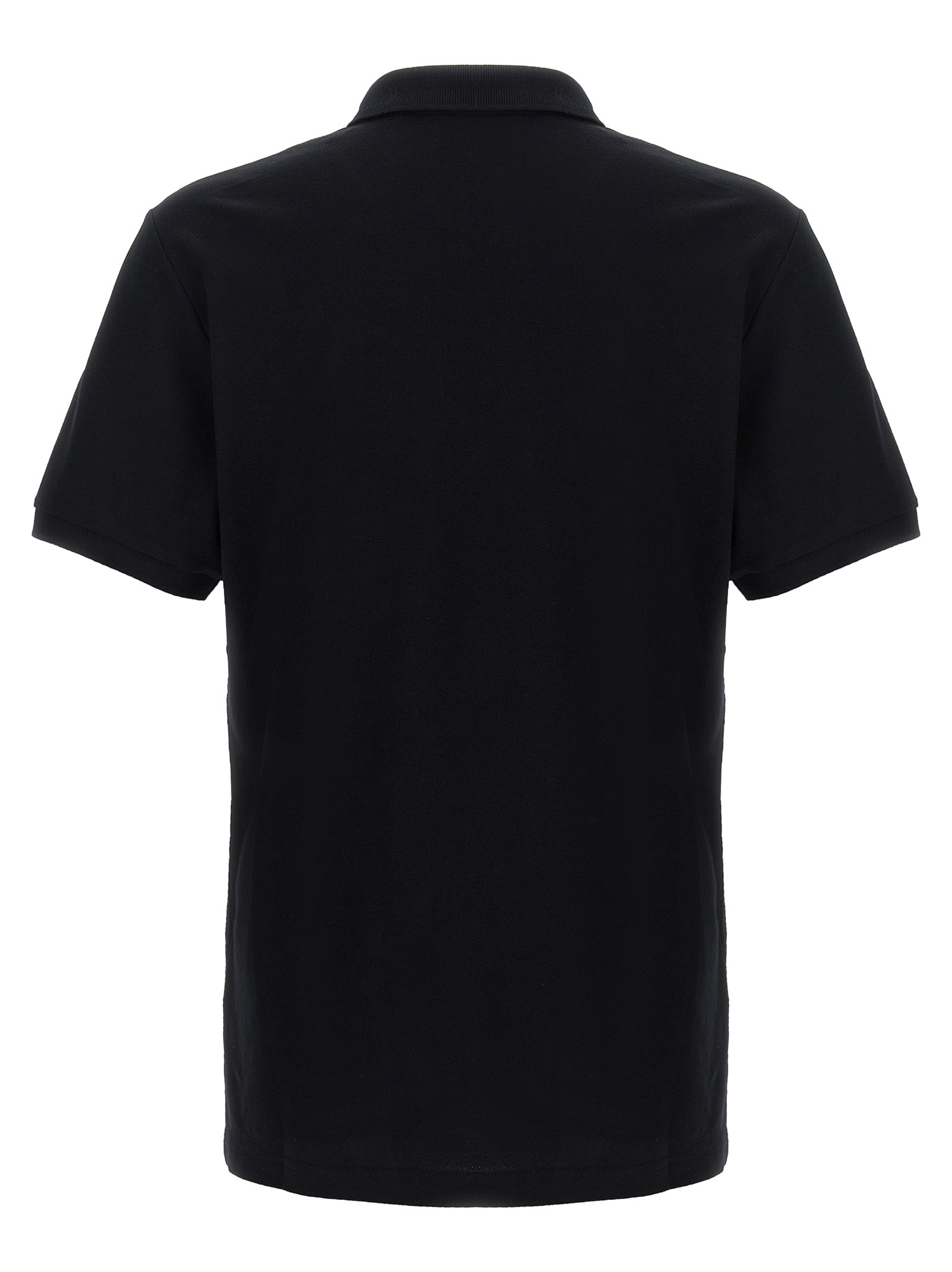 Moschino Black Cotton Polo Men's Shirt