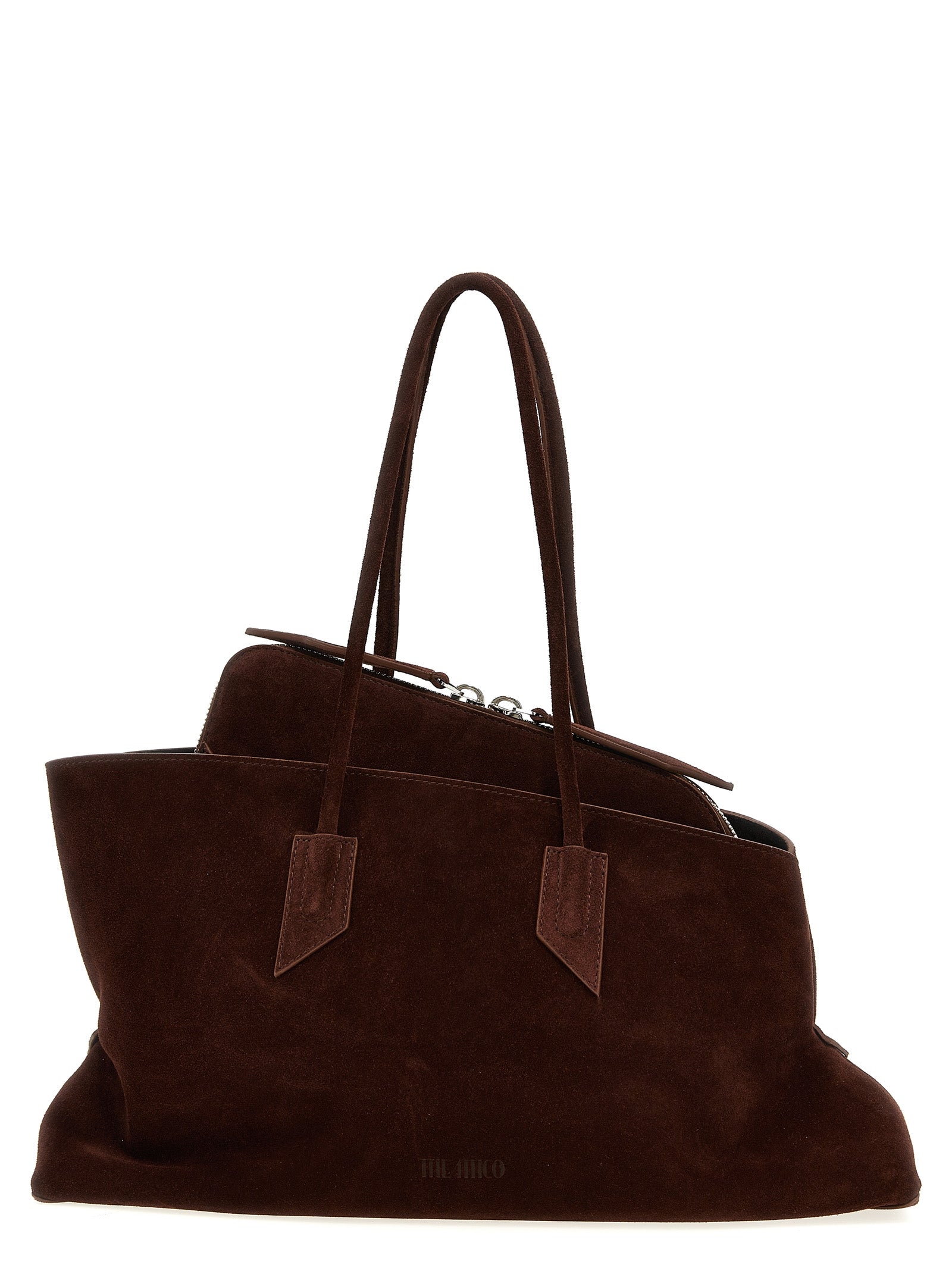 The Attico Brown Calfskin Shoulder Women's Bag