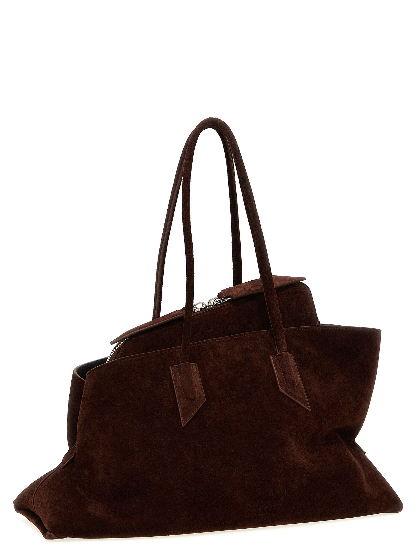 The Attico Brown Calfskin Shoulder Women's Bag