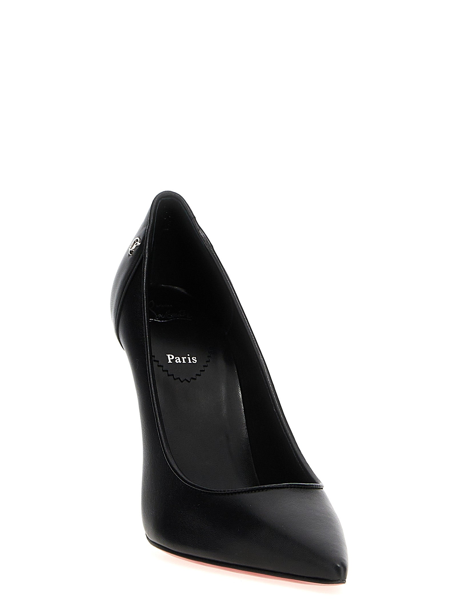 Christian Louboutin Black Napa Leather / Calf Bos Taurus High Heel Women's Pumps