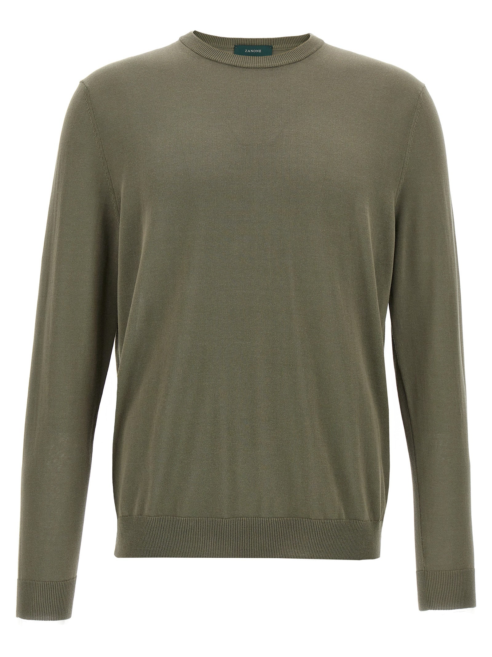 ZANONE Bicolor Cotton Men's Cardigan