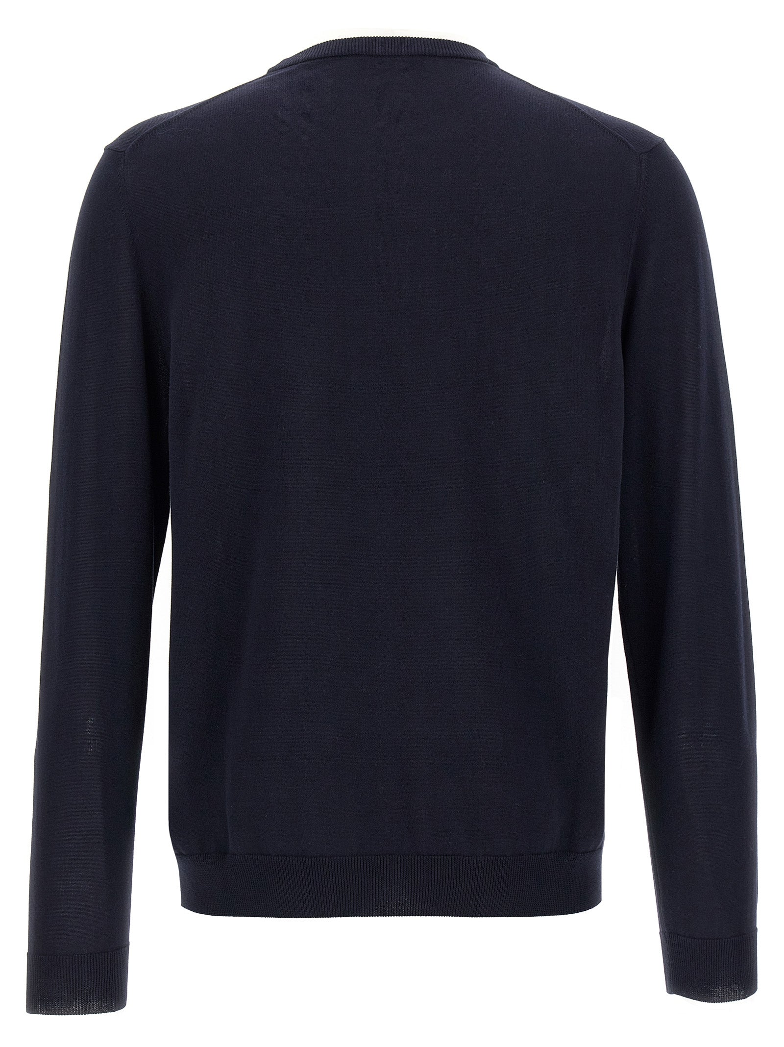 ZANONE Blue Cotton Men's Cardigan