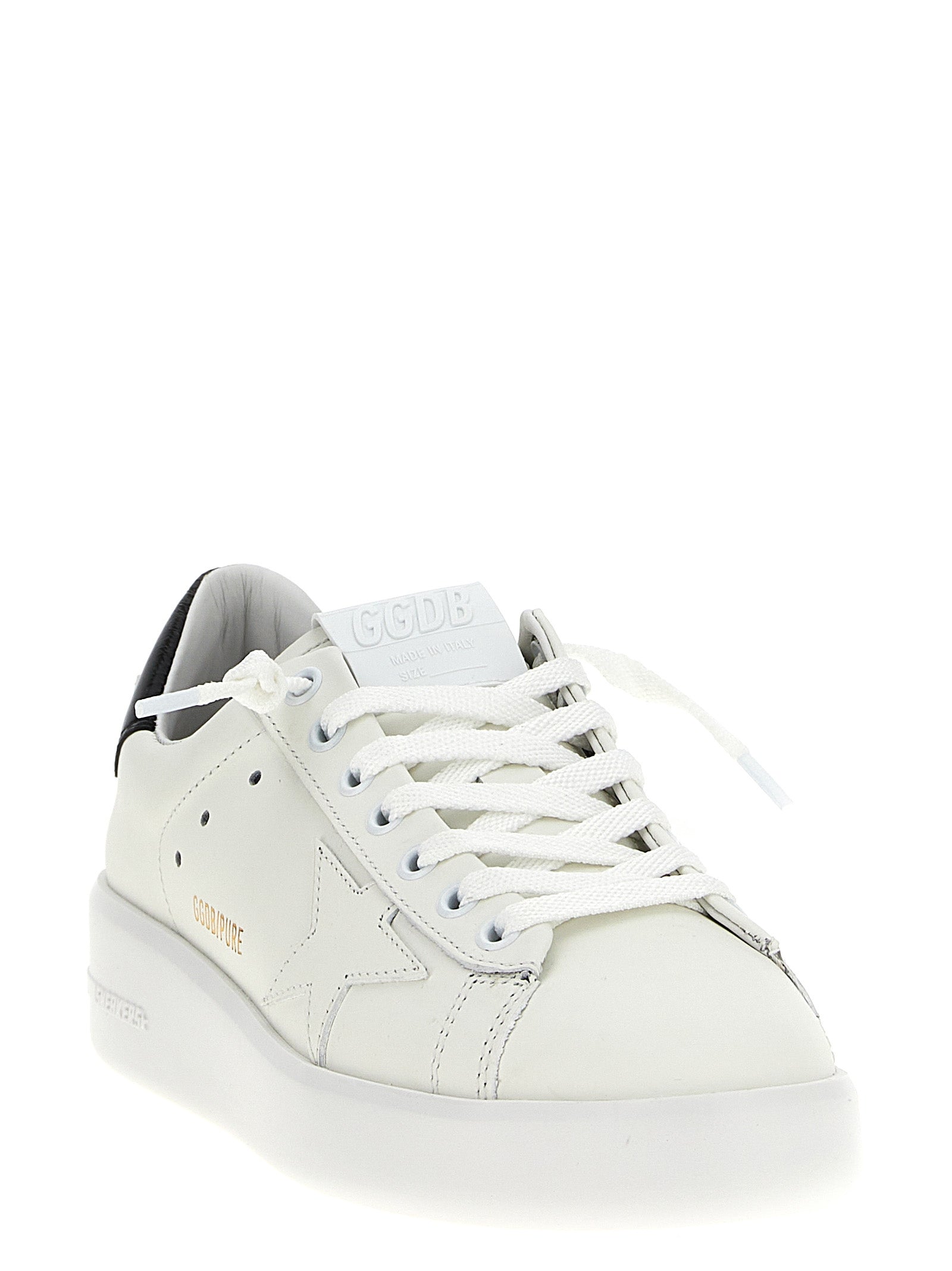 Golden Goose Black Cowhide Low Top Women's Sneakers