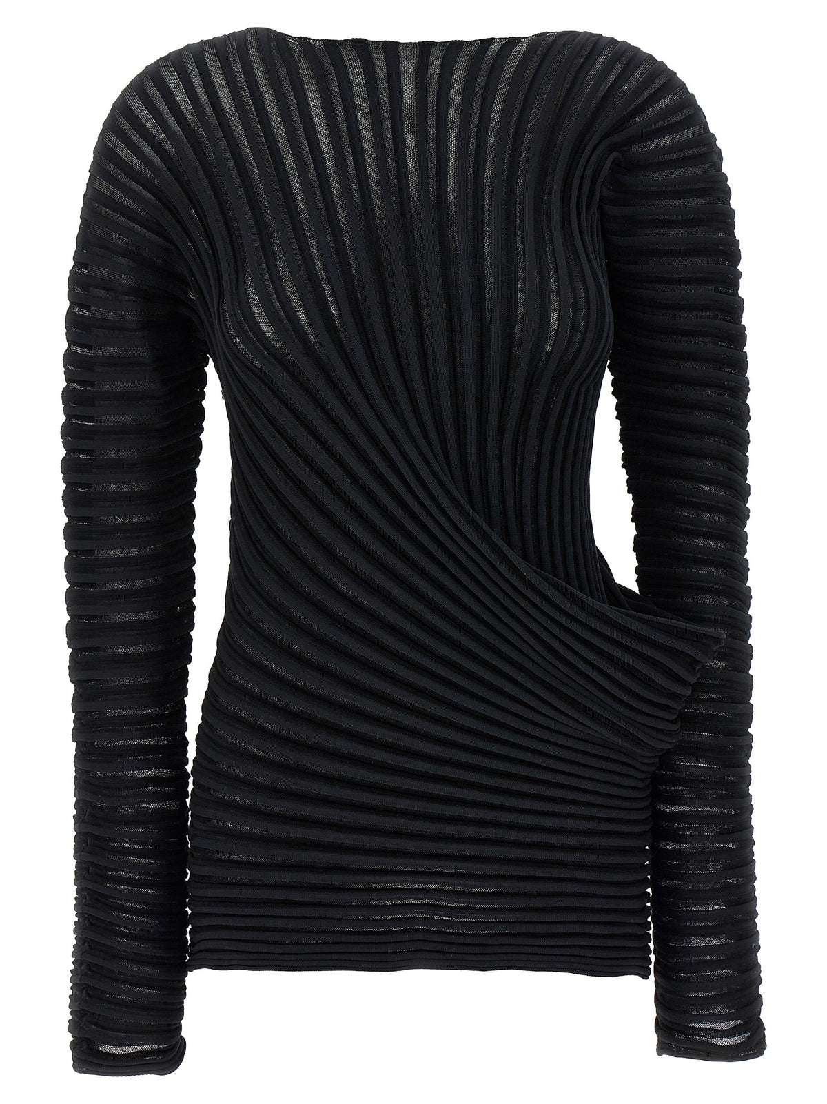 Issey Miyake Black Polyester Women's Shirt