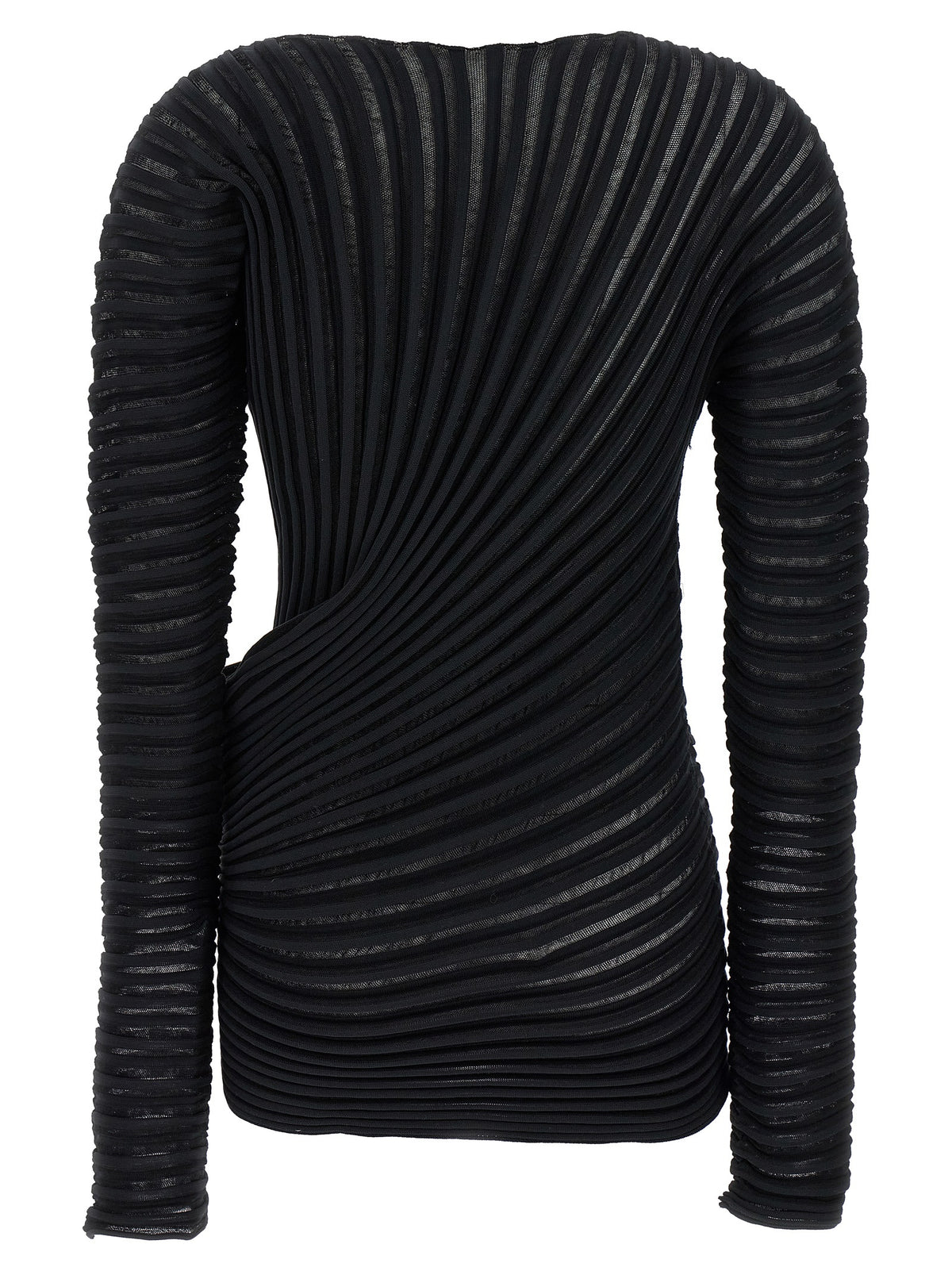 Issey Miyake Black Polyester Women's Shirt