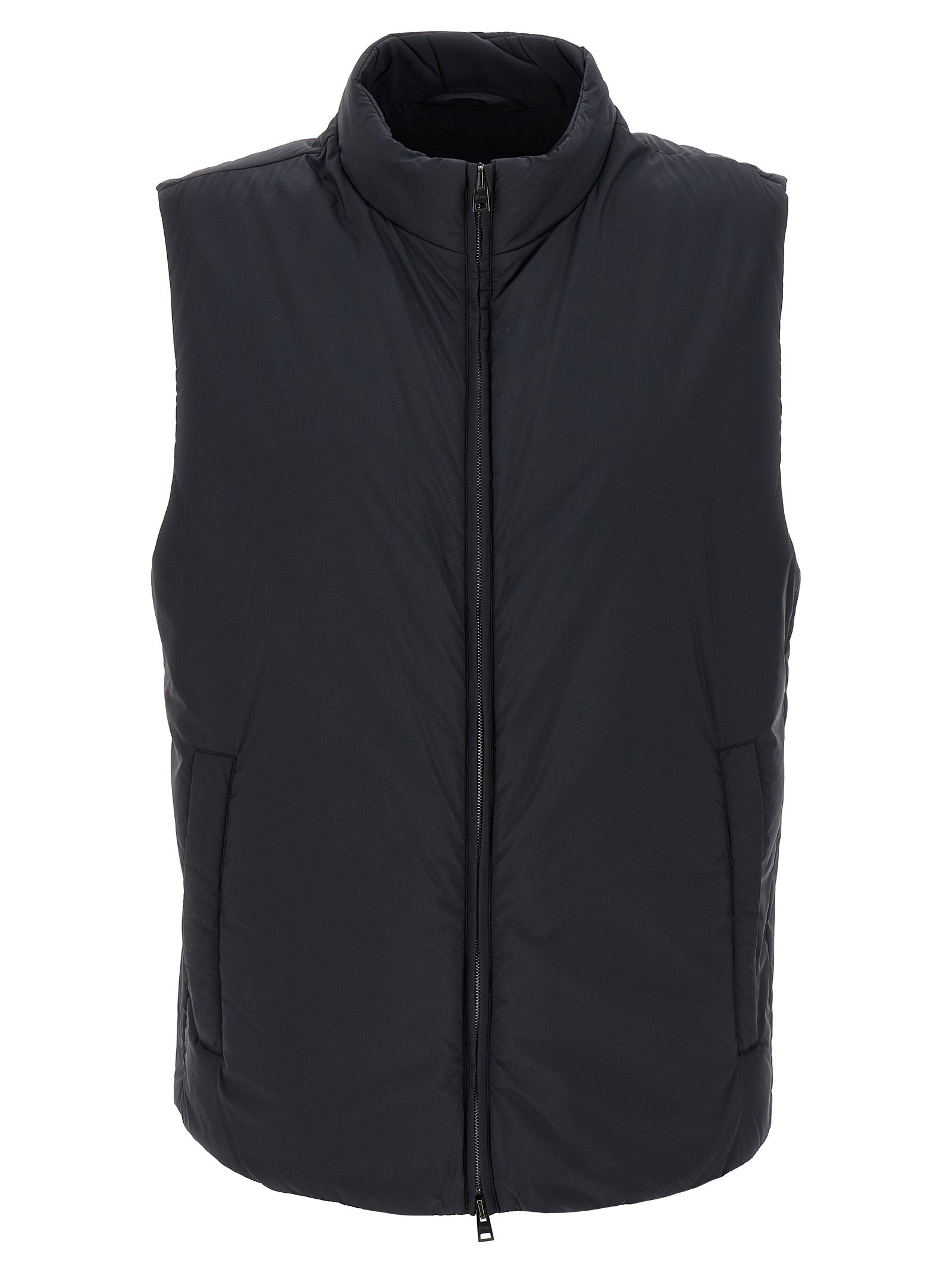 Herno Black Polyamide Sleeveless Men's Jacket