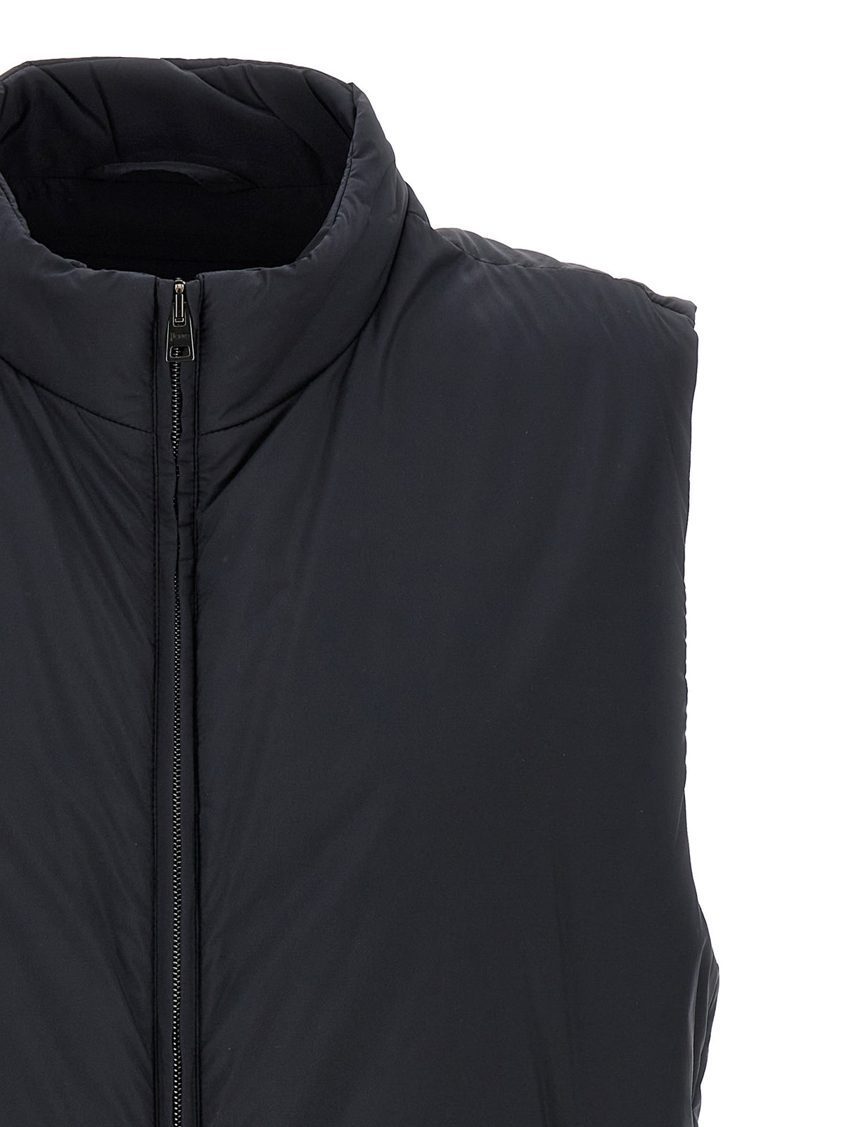 Herno Black Polyamide Sleeveless Men's Jacket