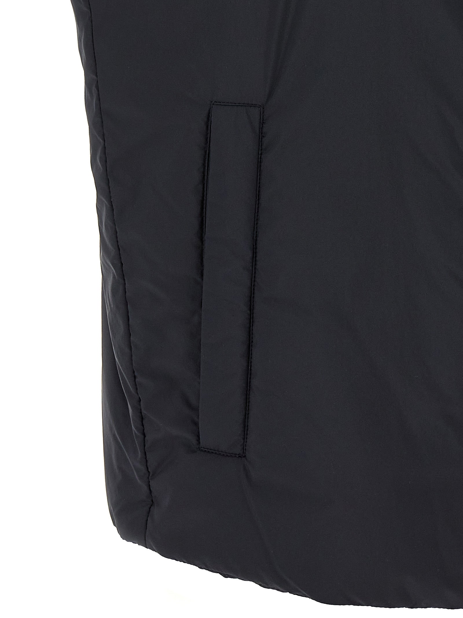 Herno Black Polyamide Sleeveless Men's Jacket