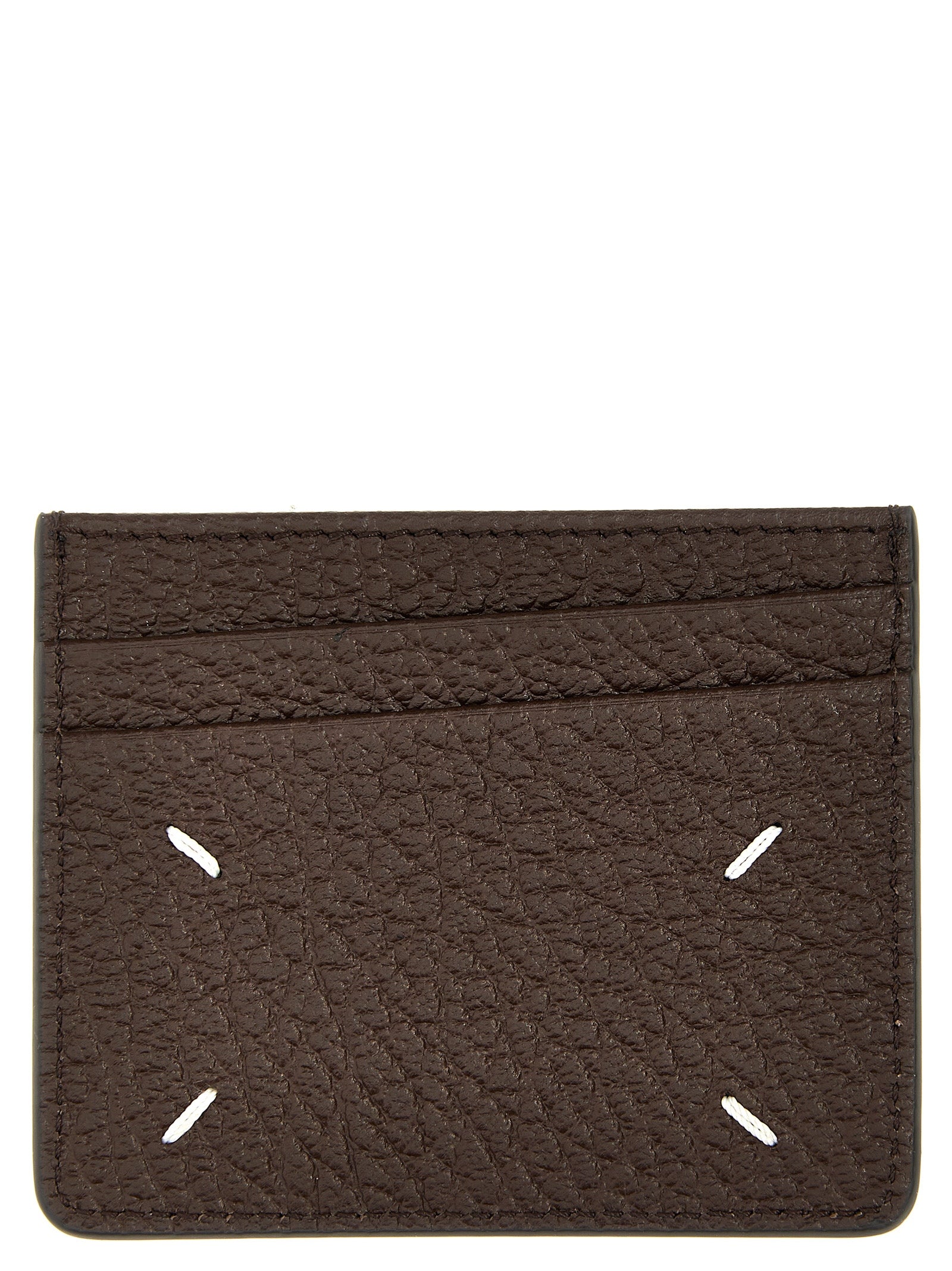 Maison Margiela Brown Calfskin Men's Cardholder