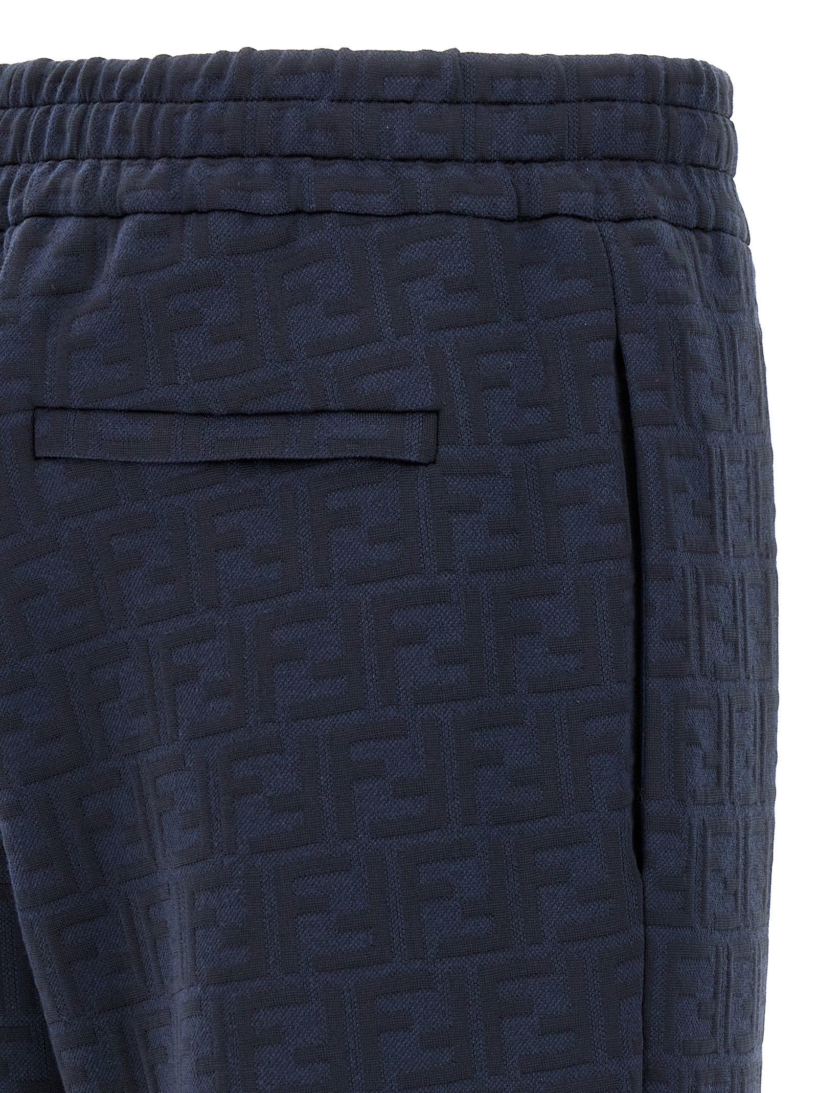 Fendi Blue Polyester Joggers (Workout Men's Pants)