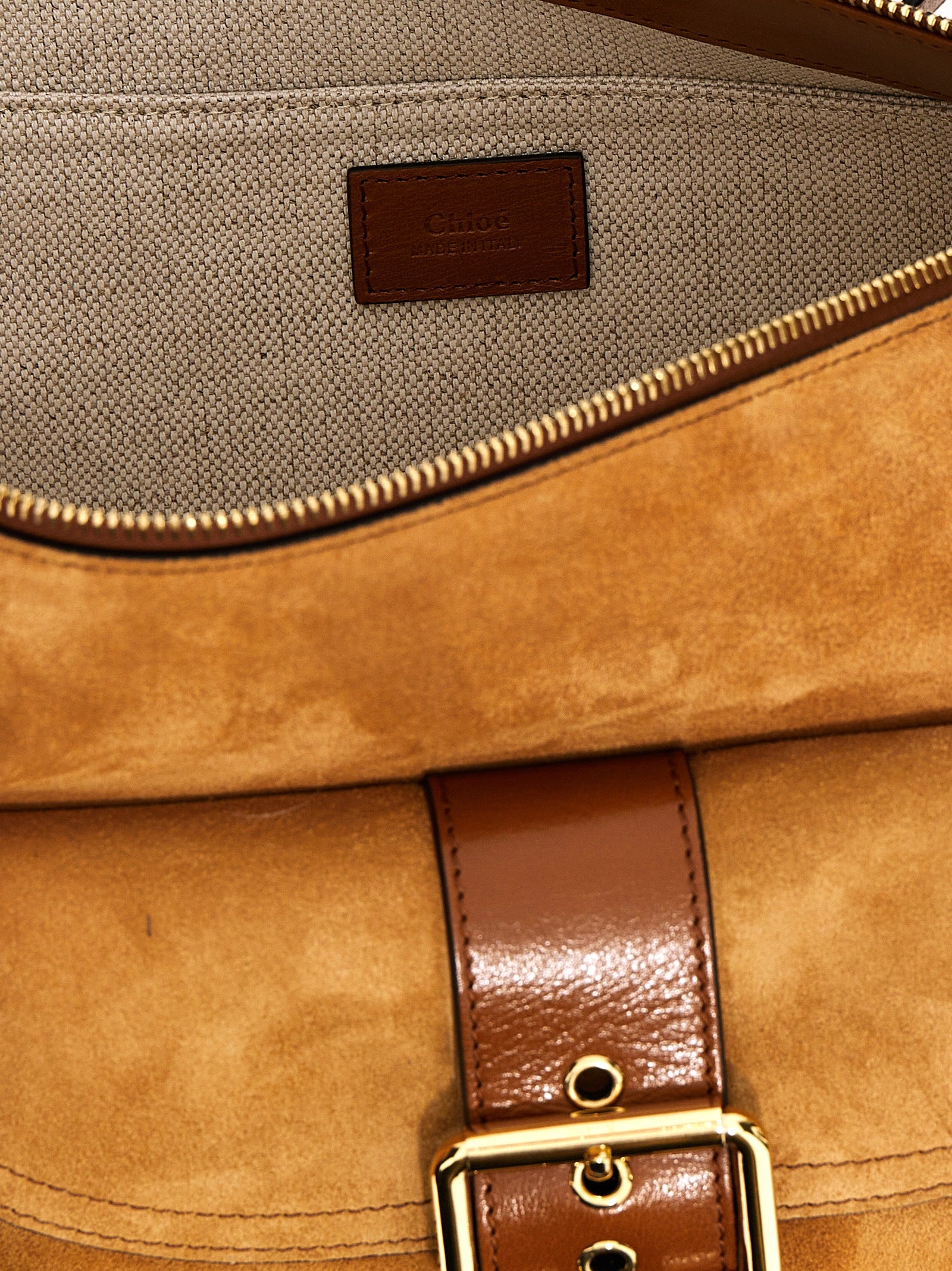 Chloé Brown Calfskin Shoulder Women's Bag