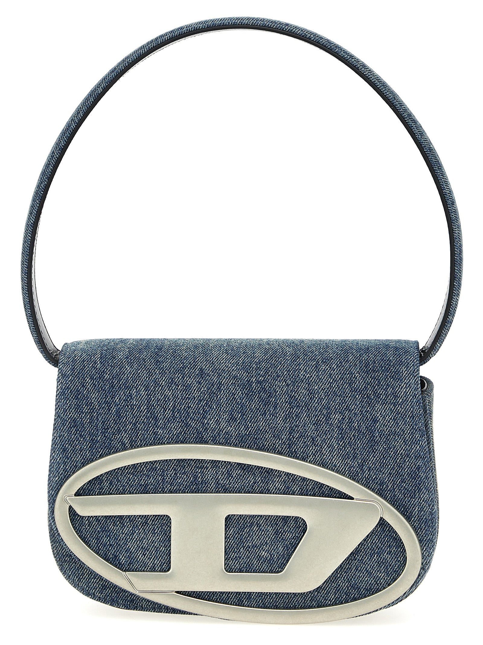 Diesel Blue Cotton Shoulder Women's Bag