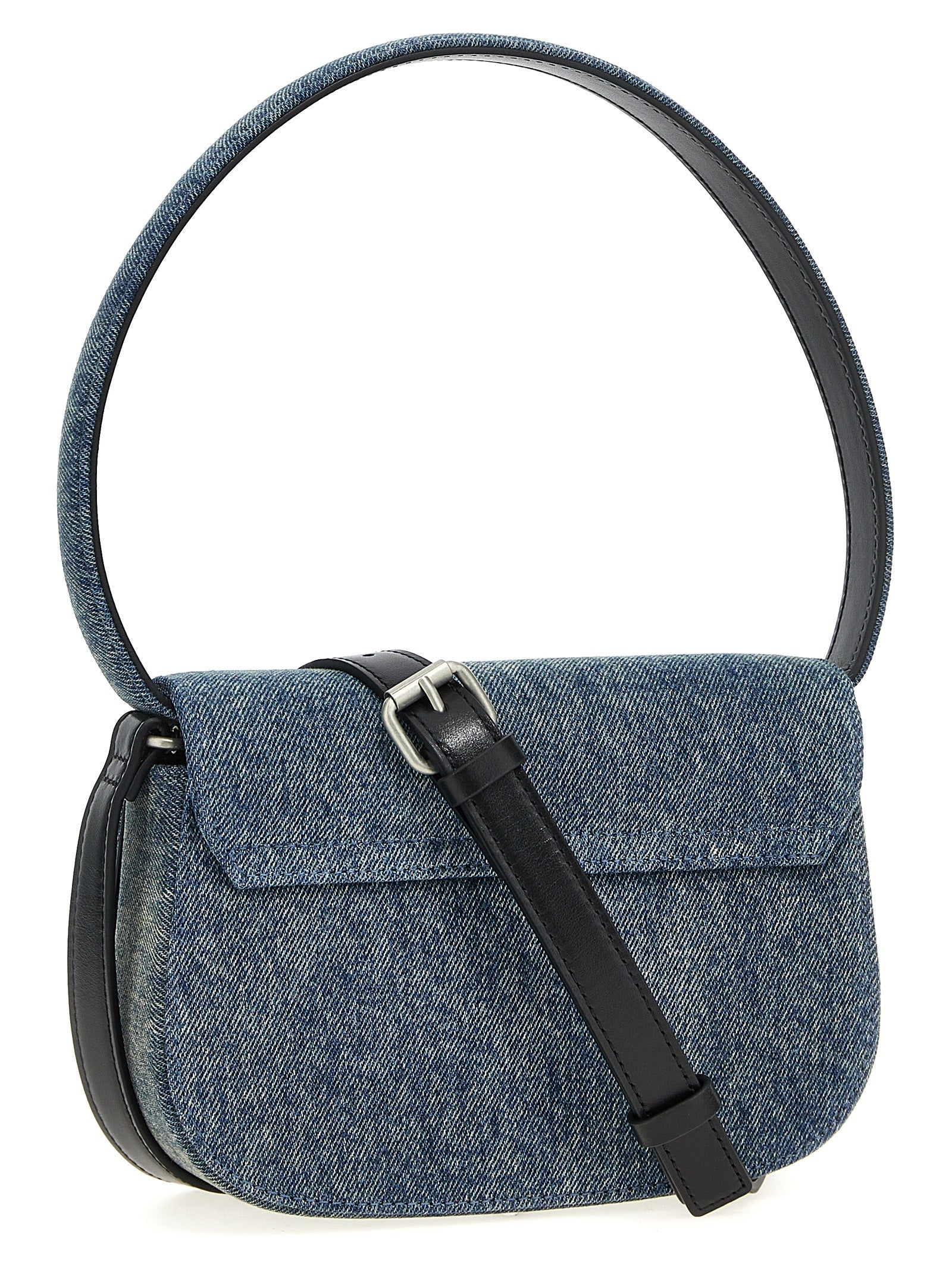 Diesel Blue Cotton Shoulder Women's Bag
