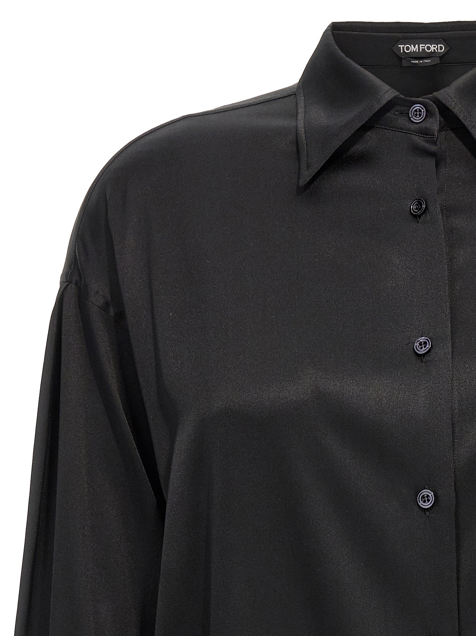 Tom Ford Black Silk Women's Blouse