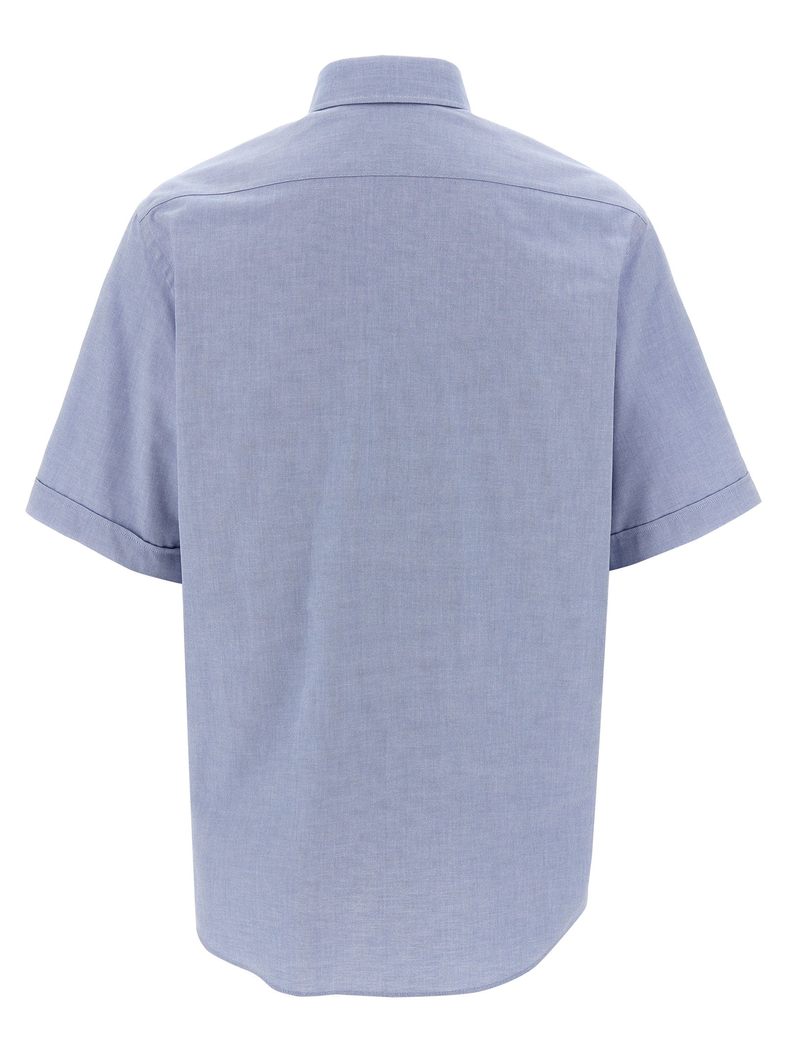 Fendi Blue Cotton Men's Blouse