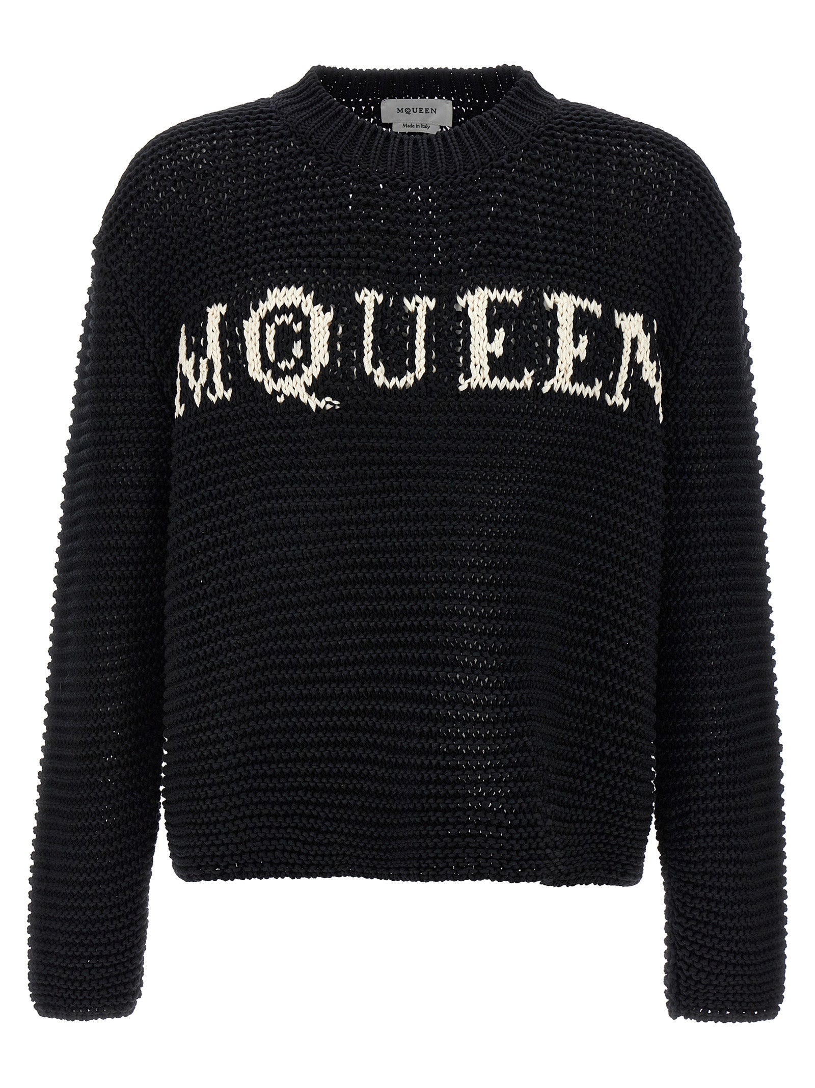 Alexander McQueen Bicolor Cotton Men's Cardigan