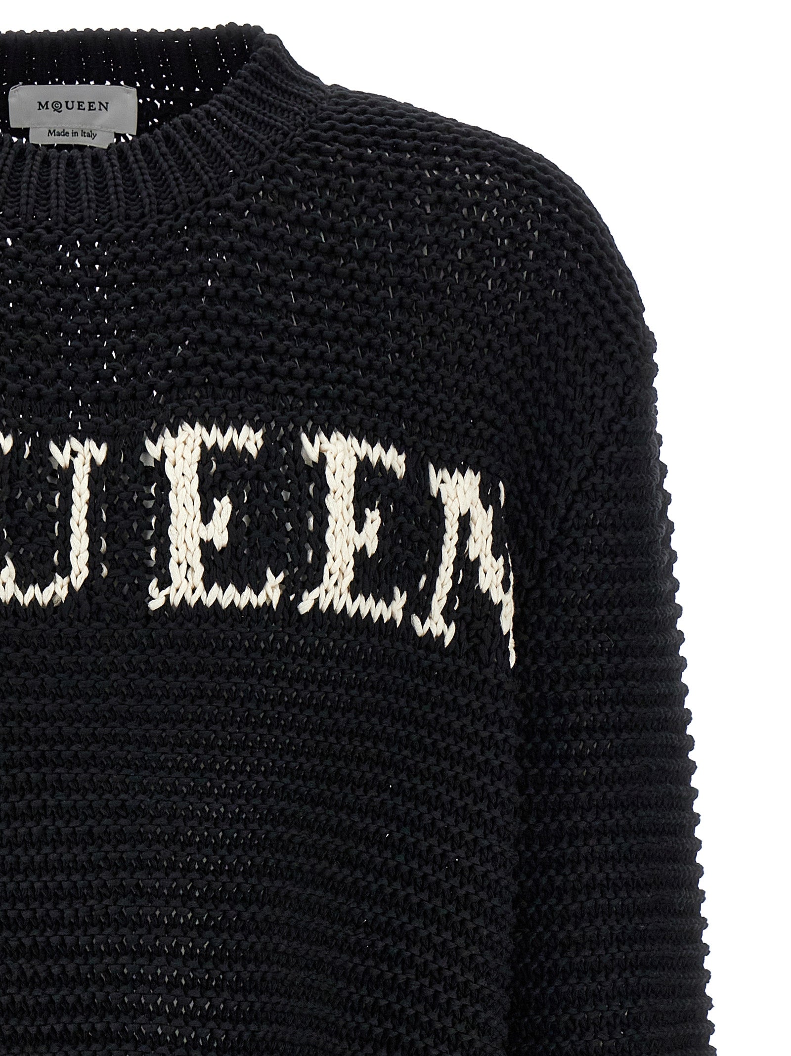 Alexander McQueen Bicolor Cotton Men's Cardigan