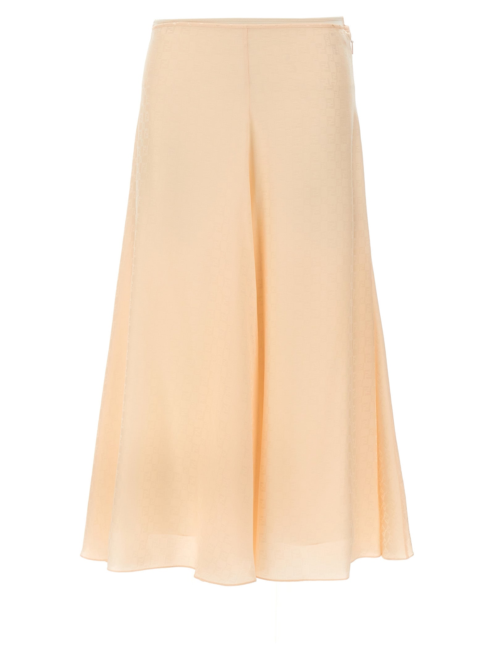 Fendi Multicolor Silk Midi Women's Skirt