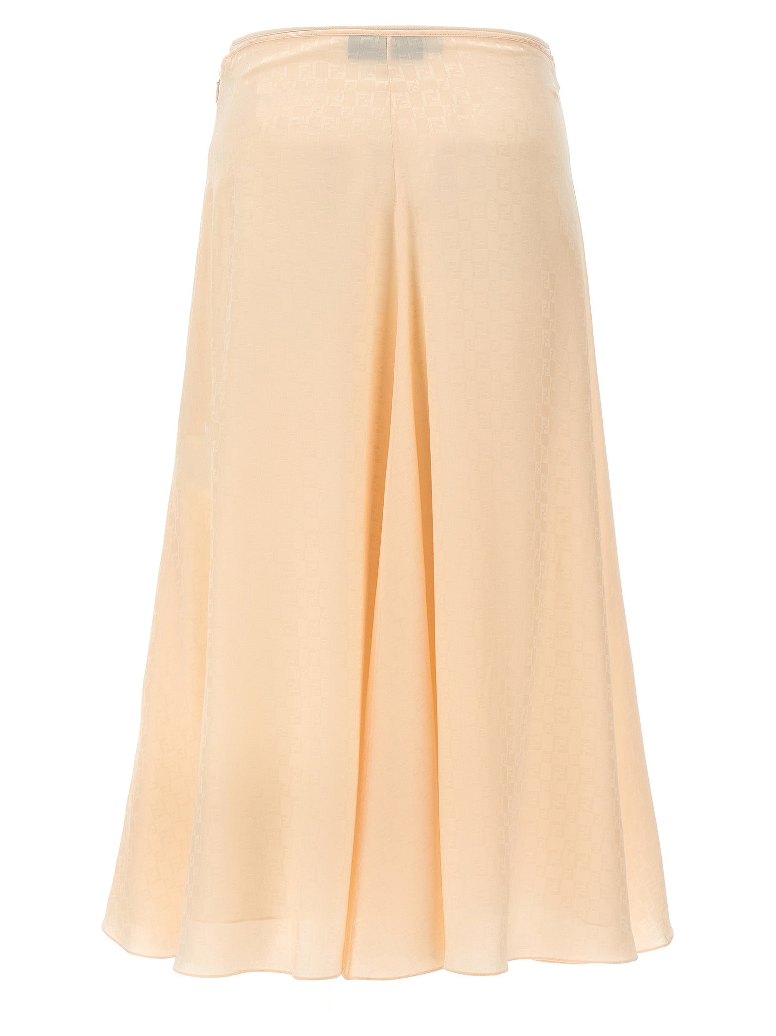 Fendi Multicolor Silk Midi Women's Skirt