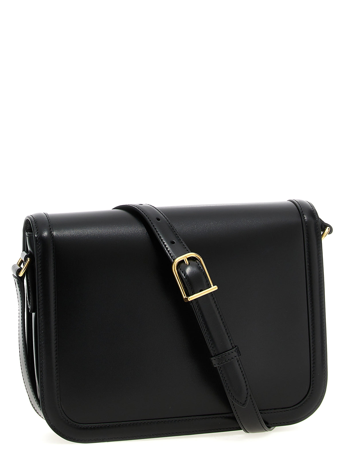 Valentino Garavani Black Calfskin Shoulder Men's Bag