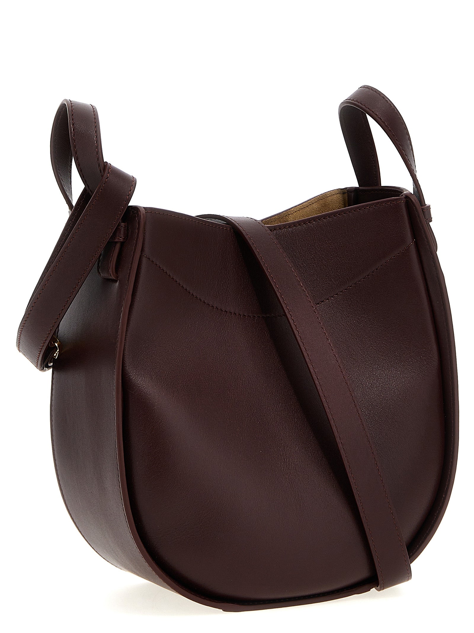 Loewe Bordeaux Calfskin Crossbody Women's Bag