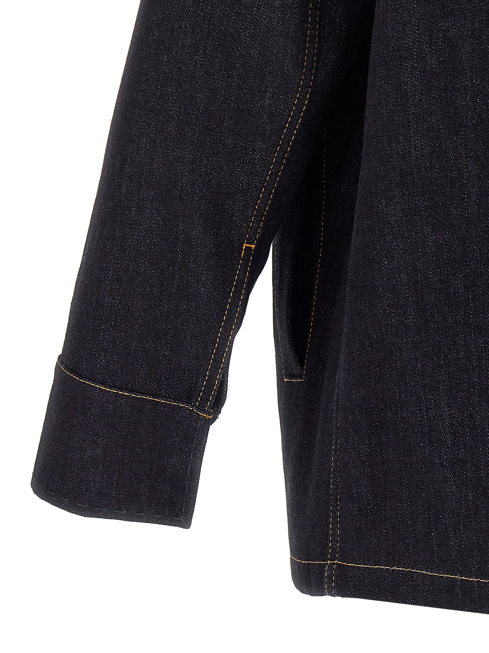 Fendi Blue Cotton Denim Men's Jacket