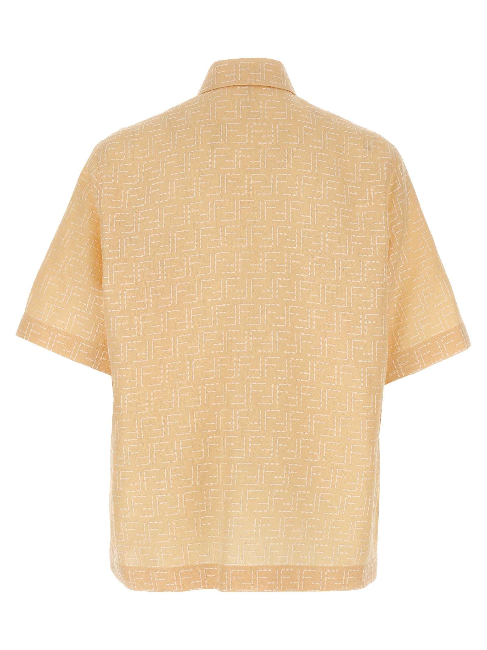 Fendi Beige Linen Men's Blouse