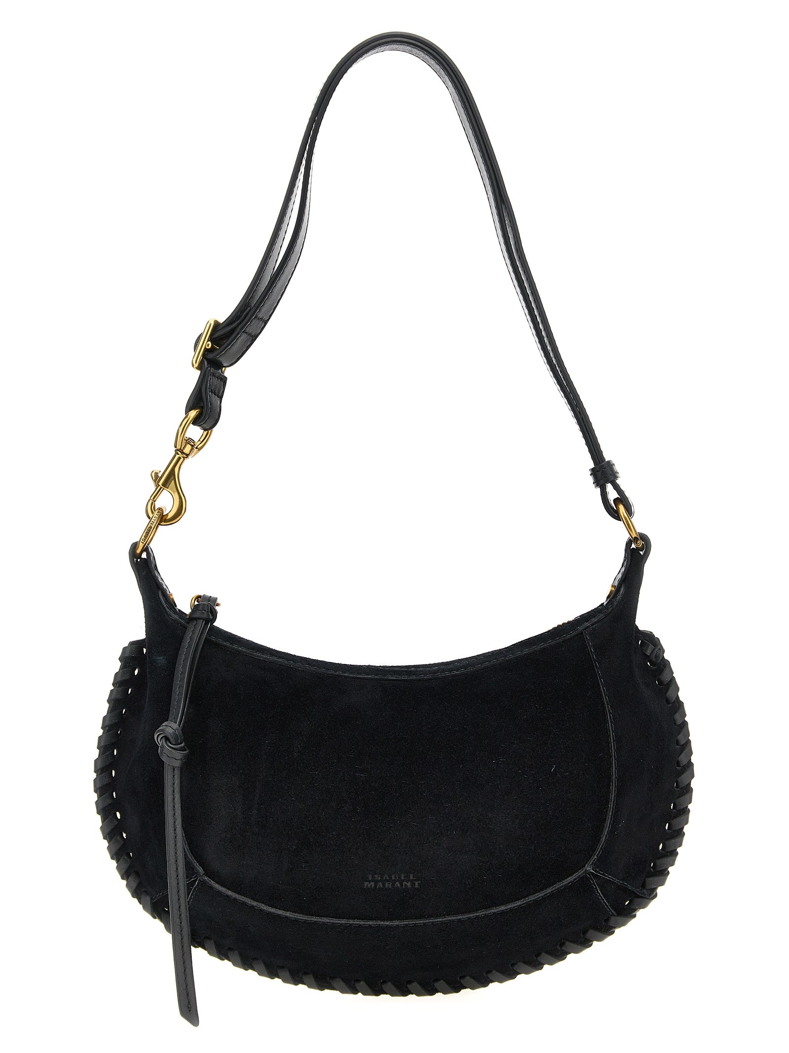 Isabel Marant Black Calfskin Shoulder Women's Bag