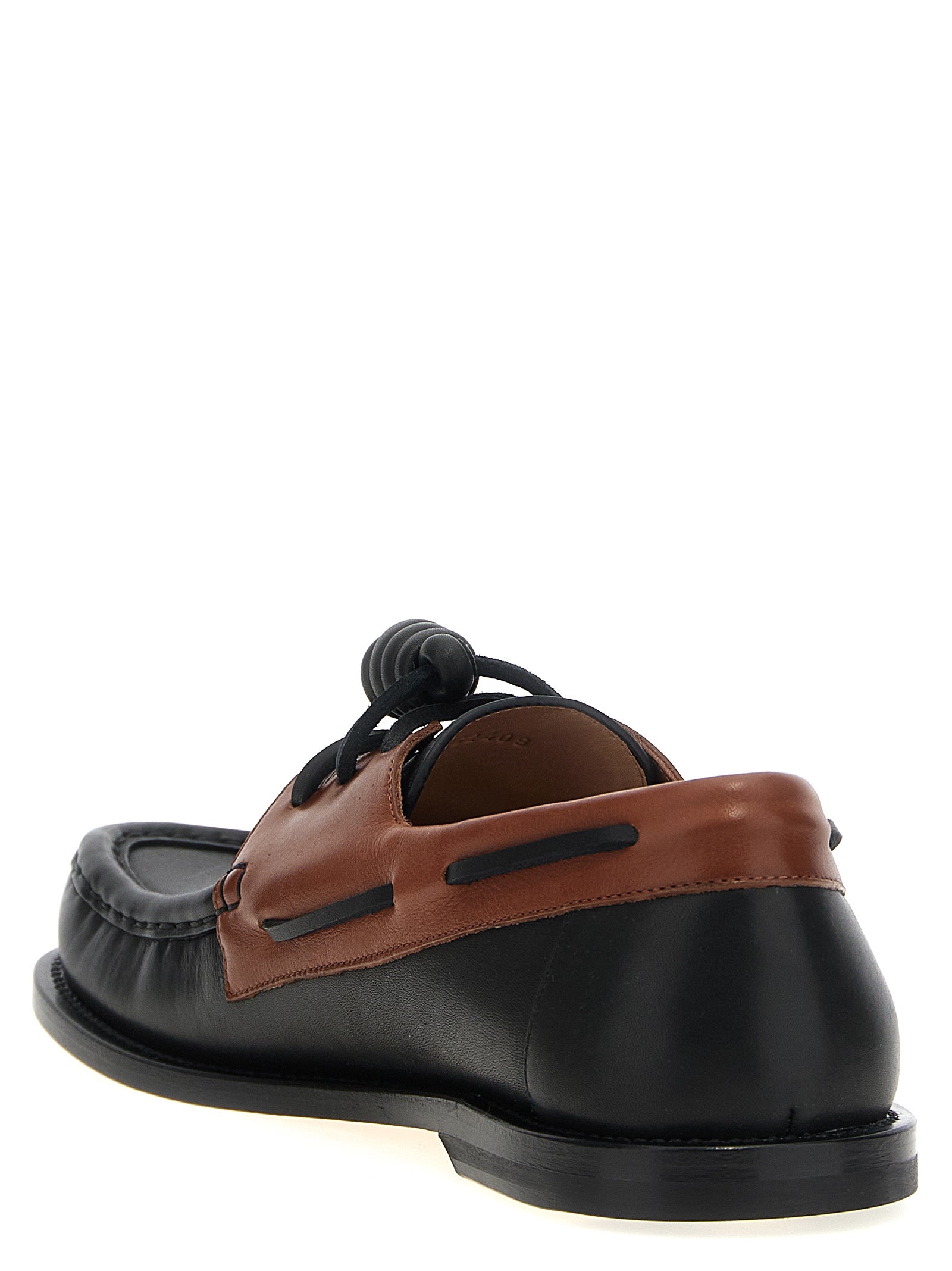 Loewe Multicolor Calfskin Slip-On Men's Loafers