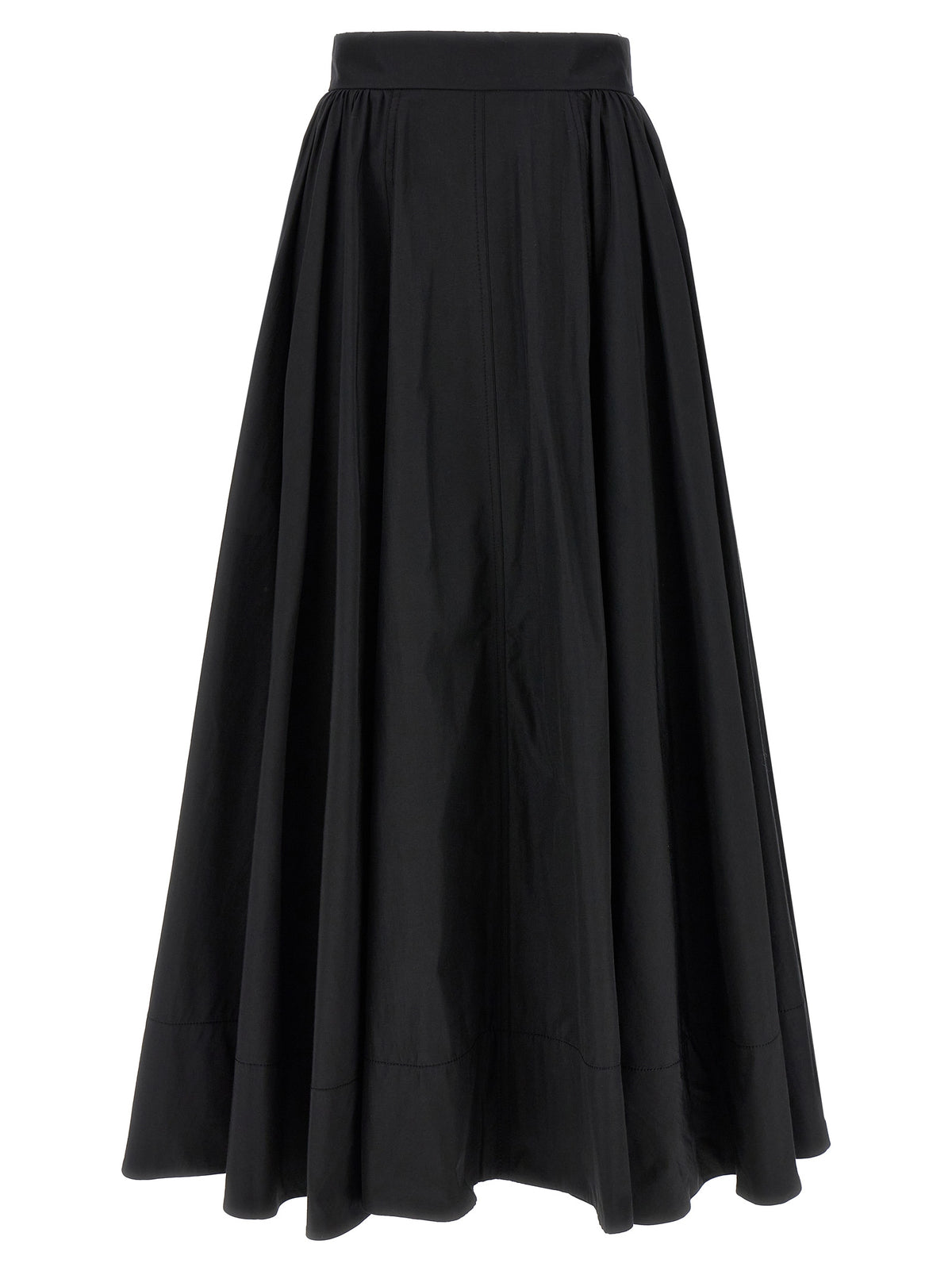 The Andamane Black Polyester Mini Women's Skirt