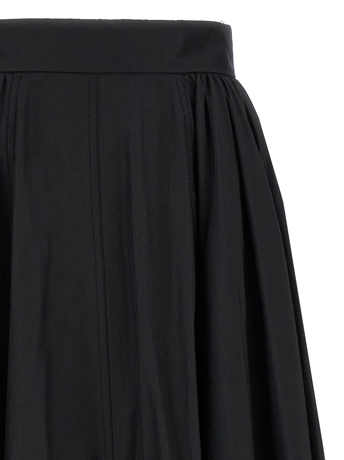 The Andamane Black Polyester Mini Women's Skirt