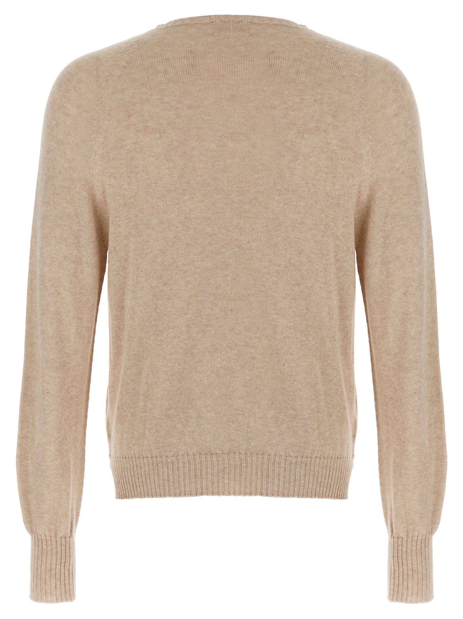 MA'RY'YA Beige Cotton Men's Cardigan