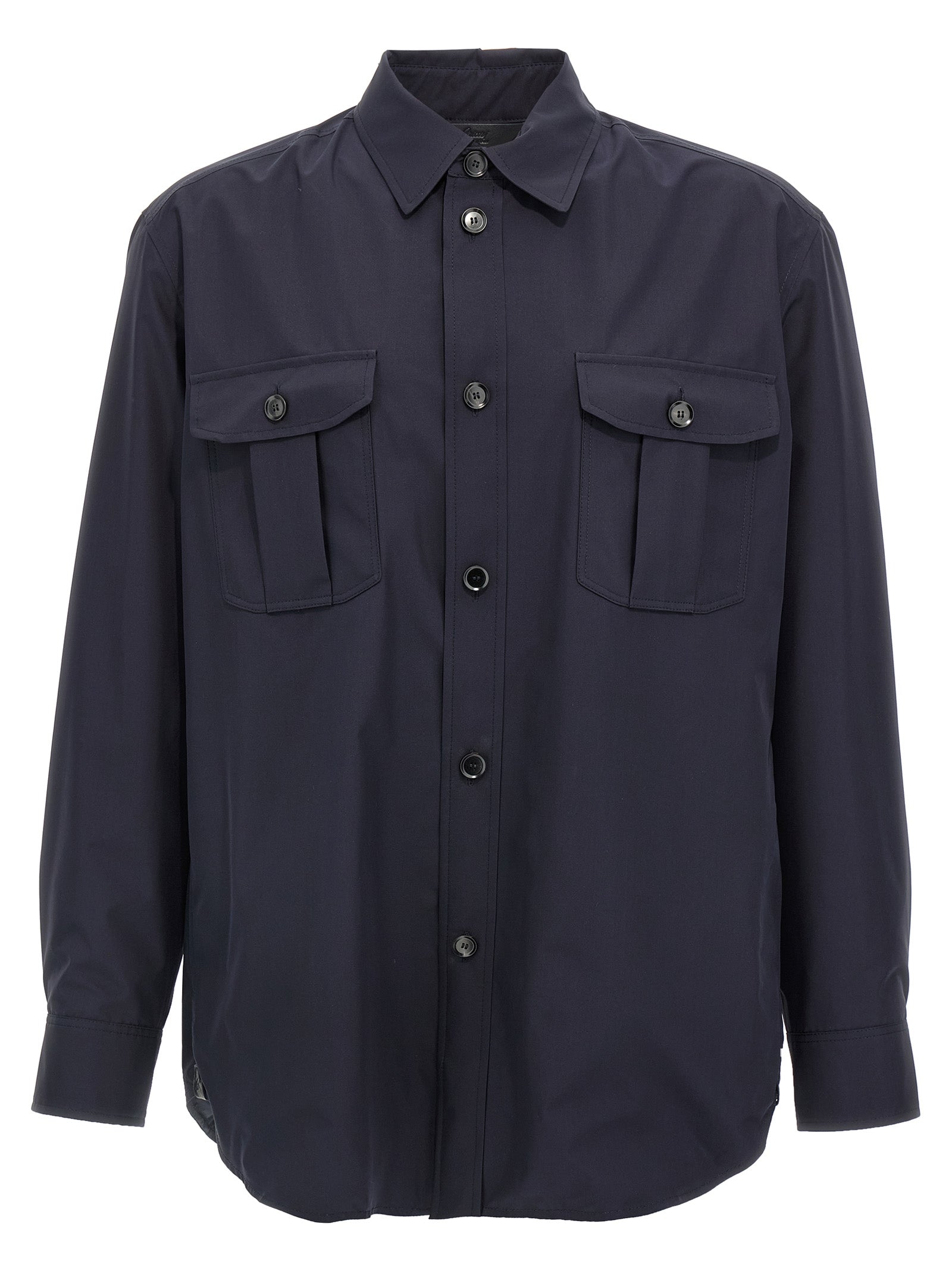 Brioni Blue Silk Men's Jacket
