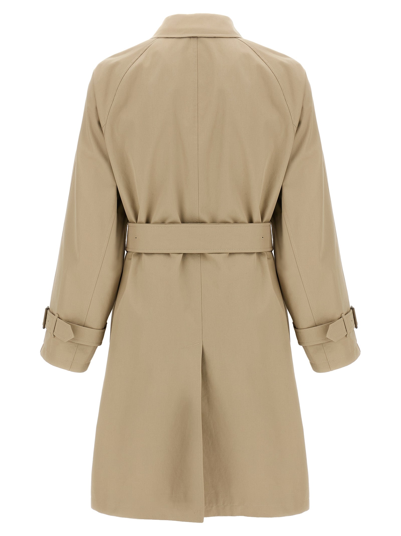 Burberry Beige Cotton Men's Coat