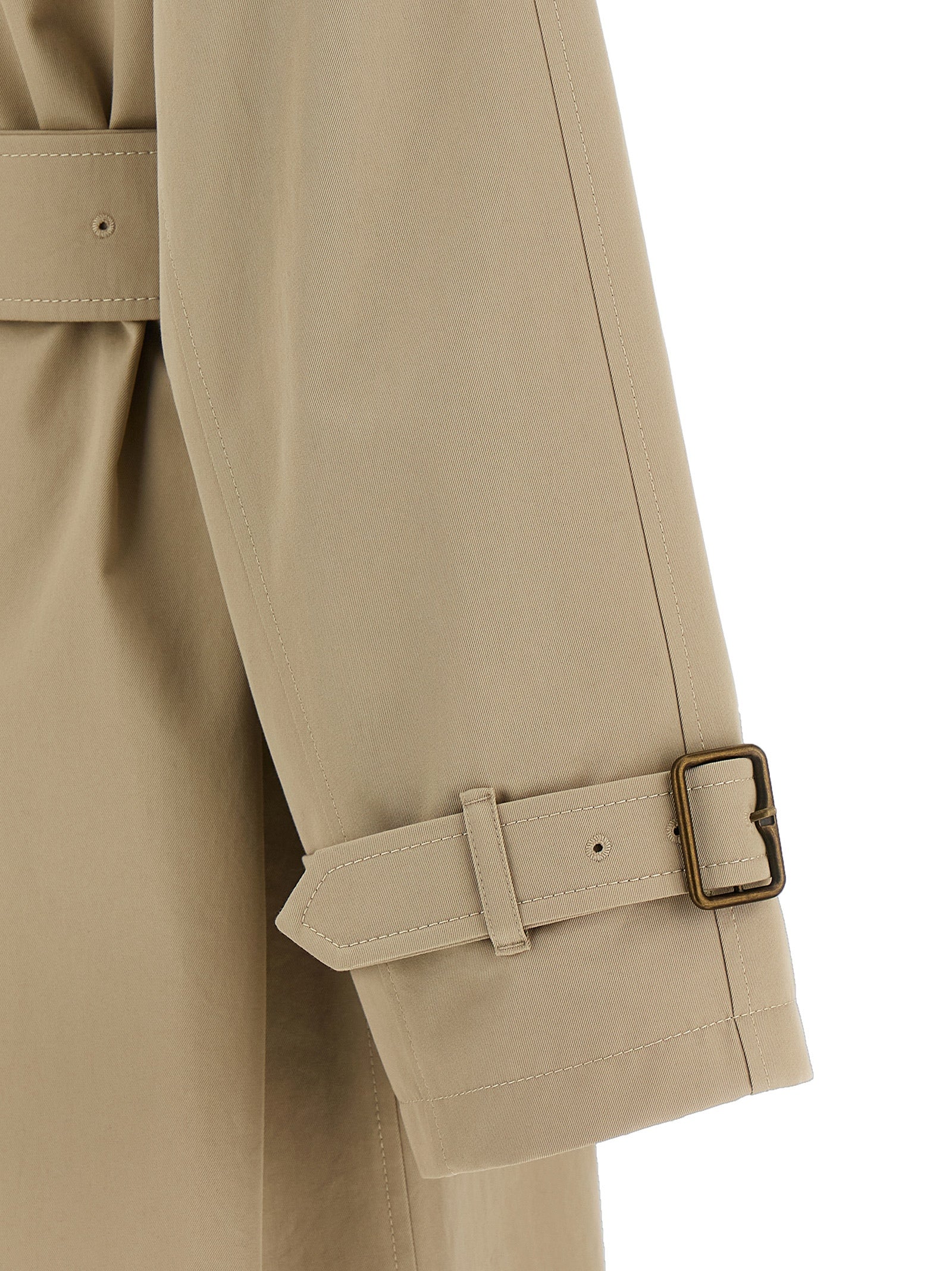 Burberry Beige Cotton Men's Coat