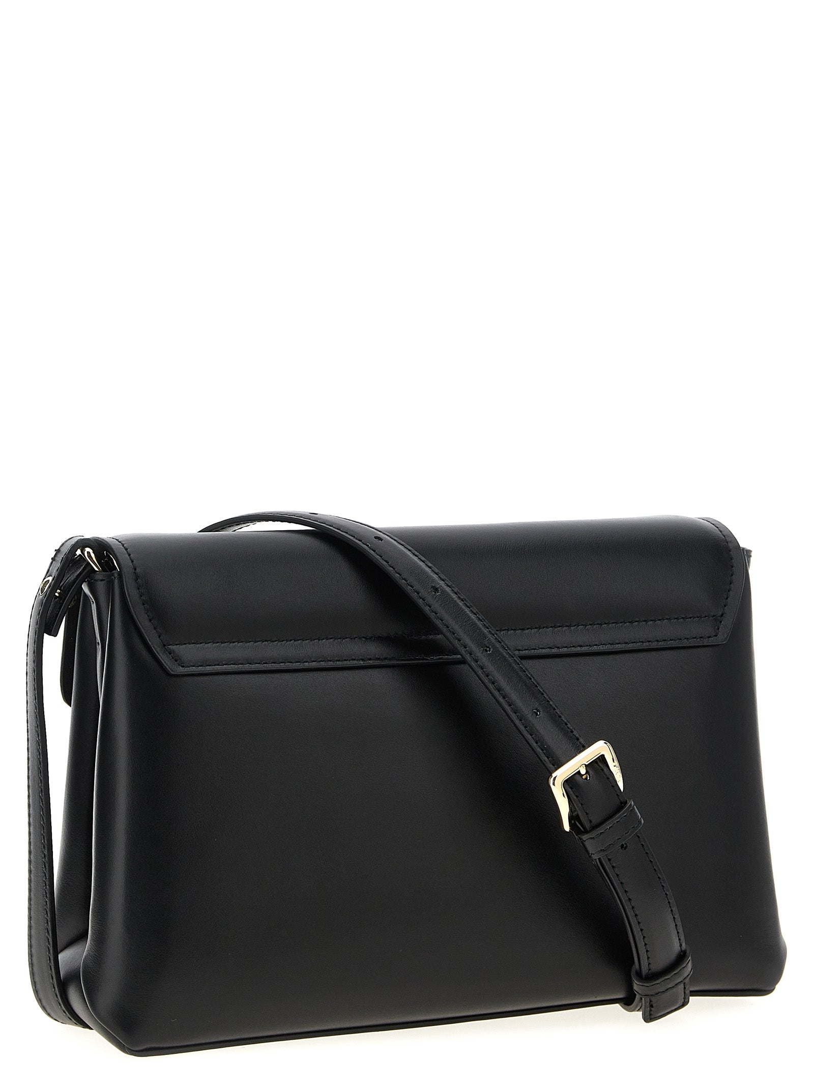 Furla Black Leather Shoulder Women's Bag