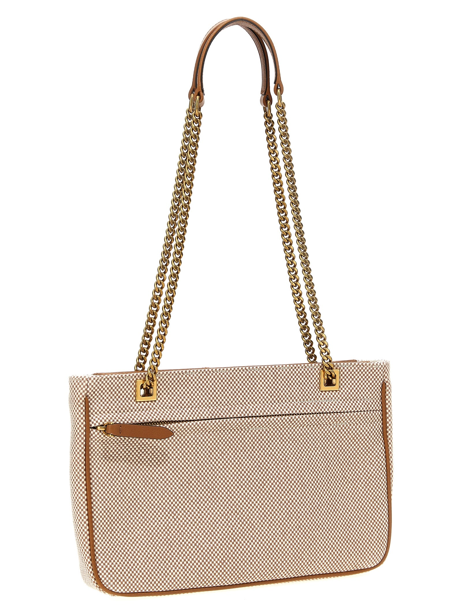Valentino Garavani Beige Cotton Tote Women's Bag
