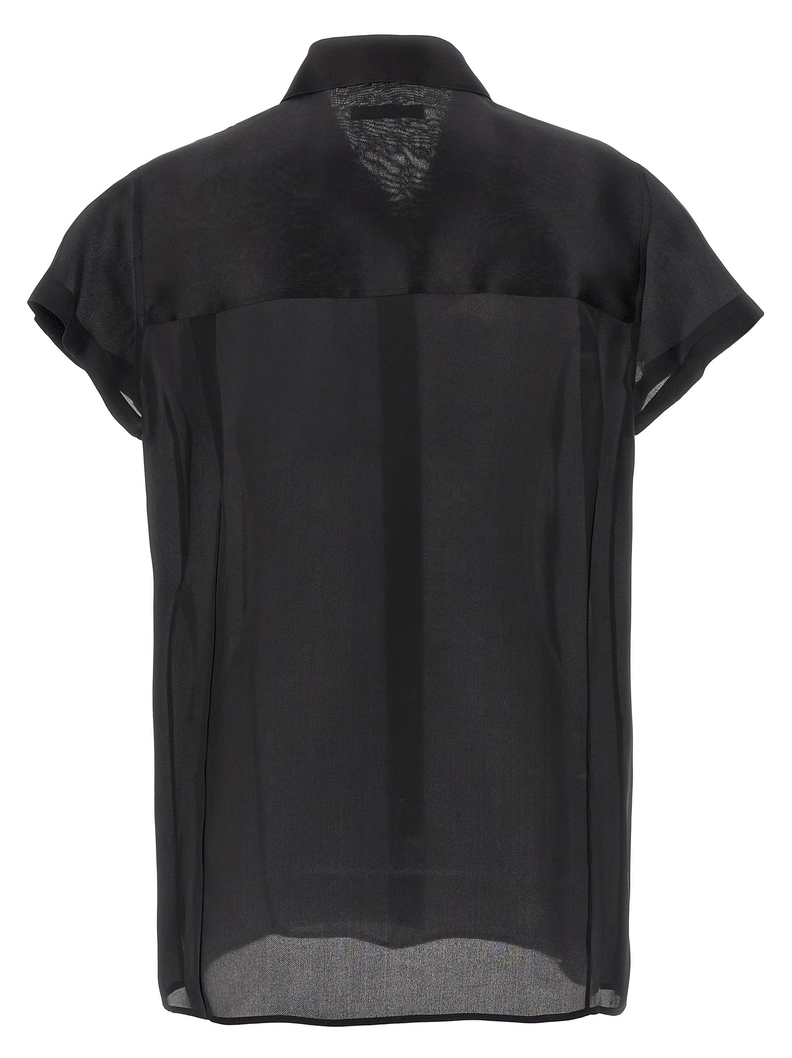 Khaite Black Silk Women's Blouse