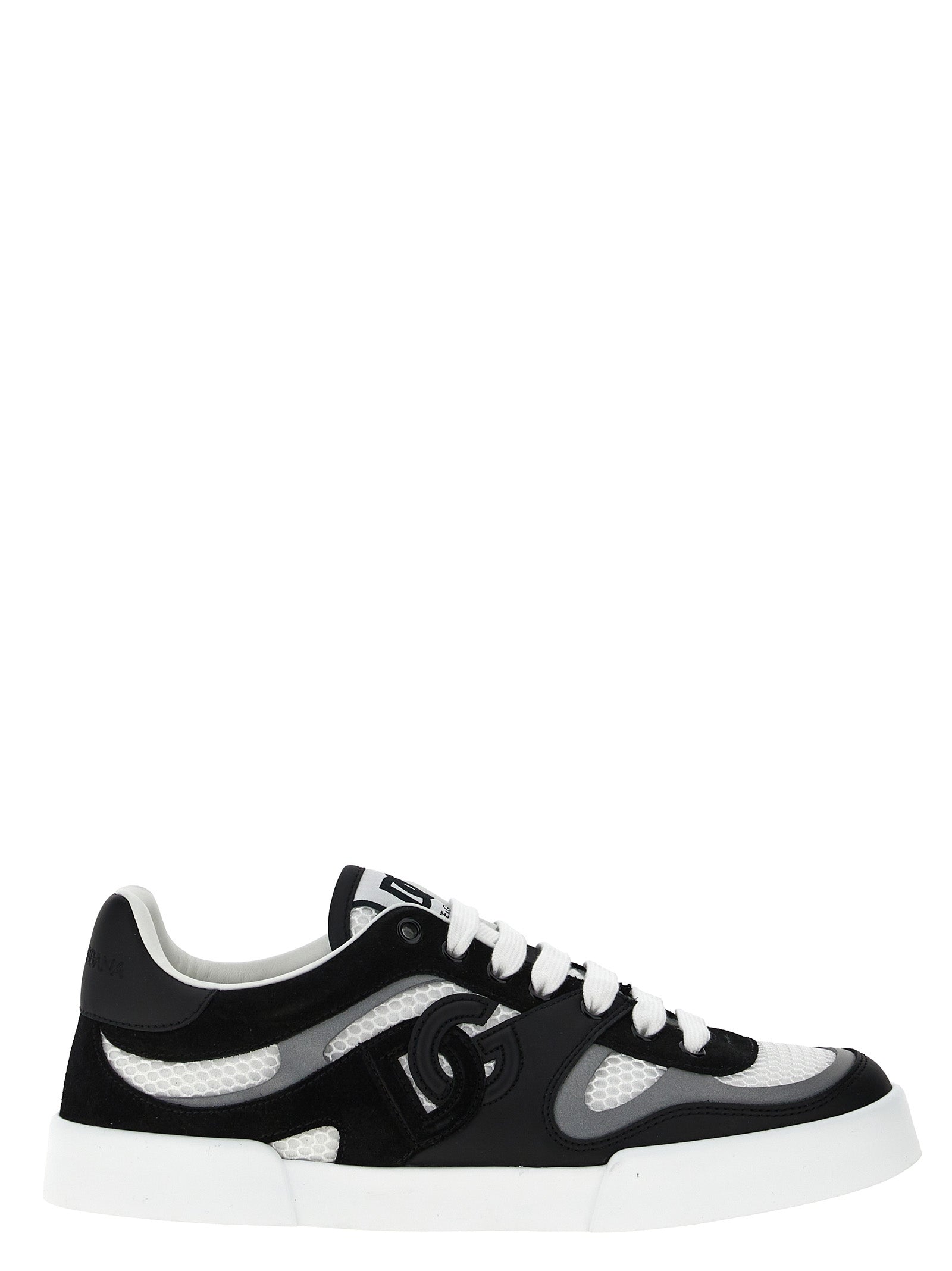 Dolce & Gabbana Bicolor Calfskin Men's Sneakers