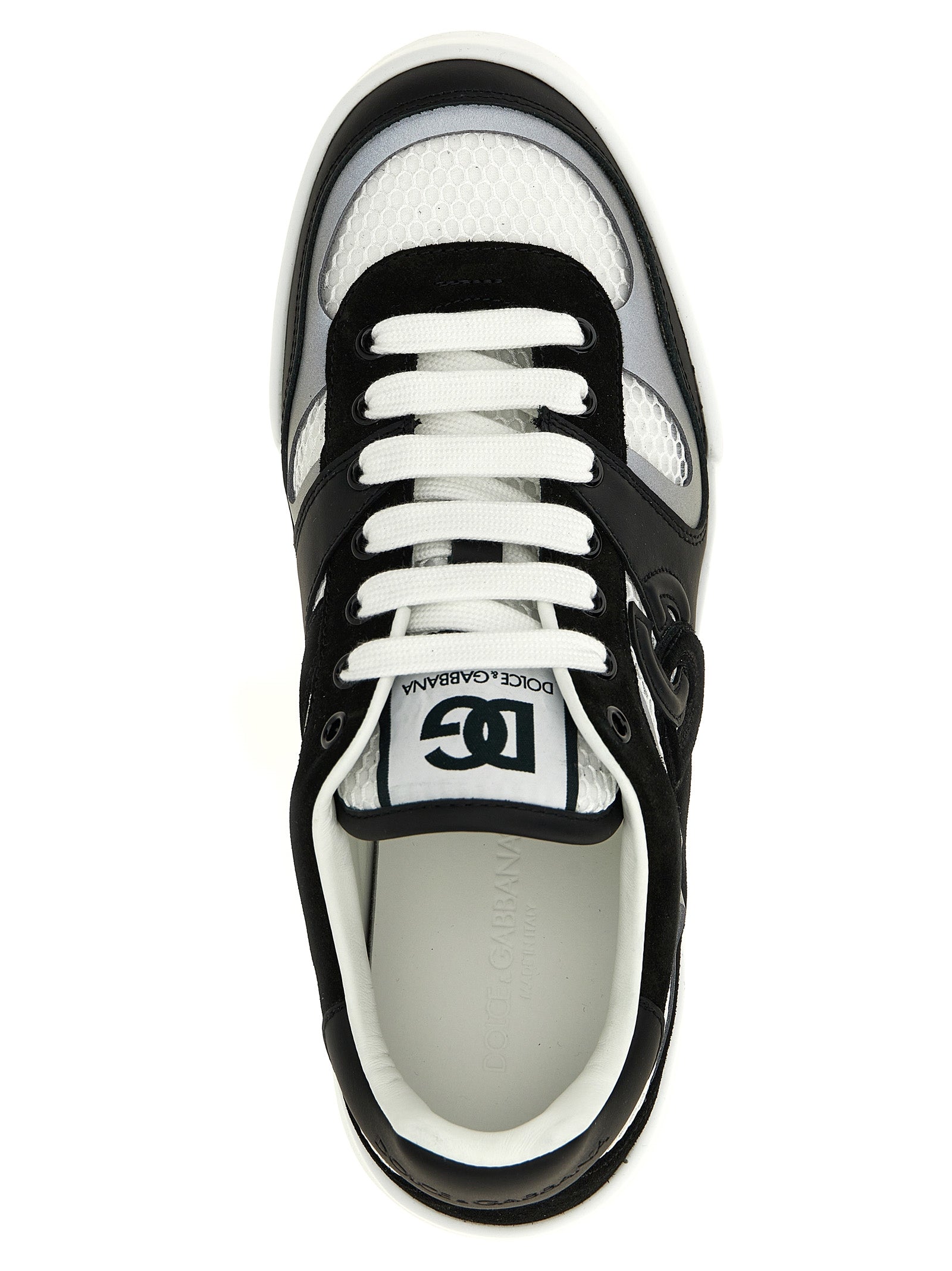 Dolce & Gabbana Bicolor Calfskin Men's Sneakers