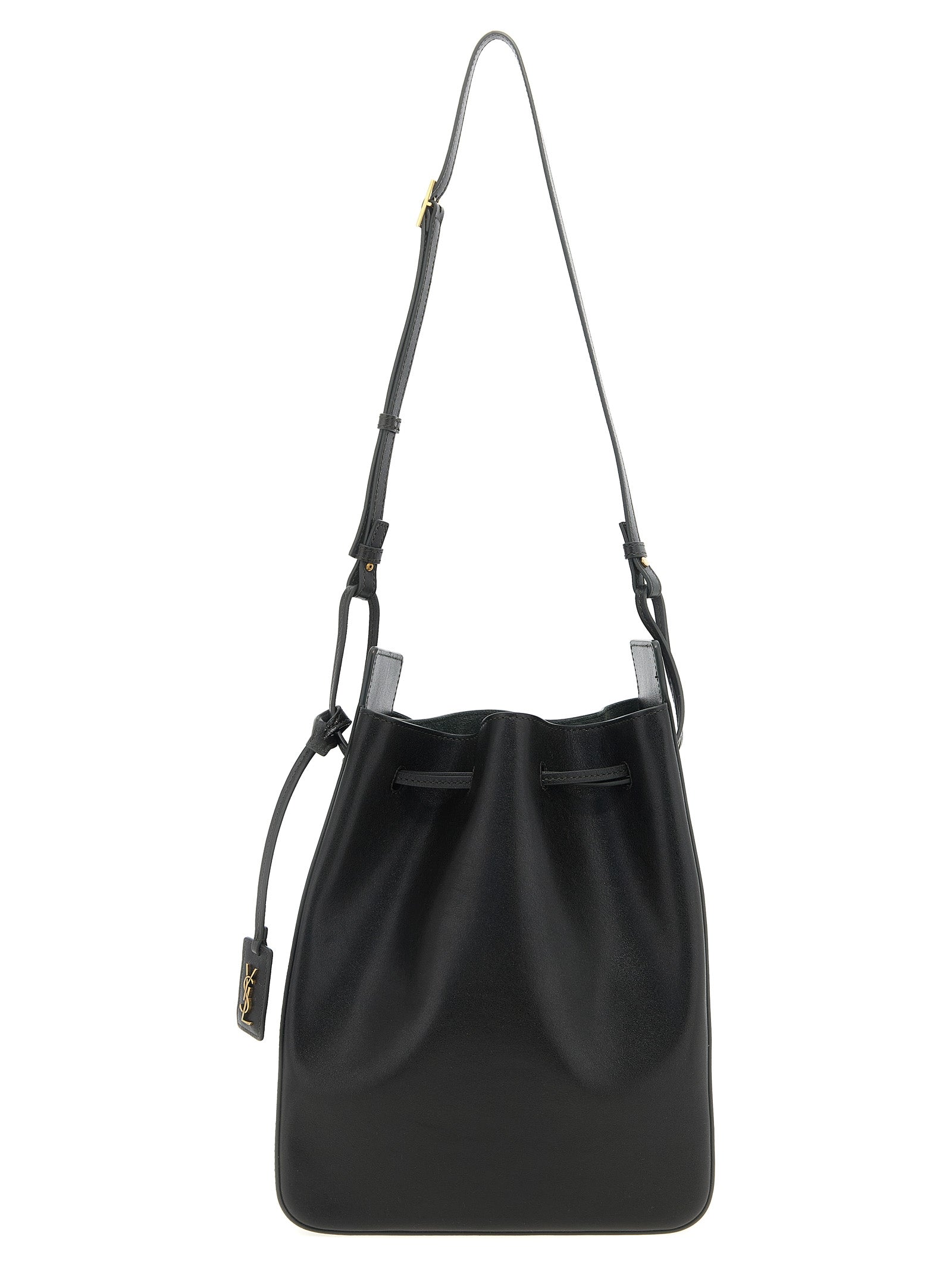 Saint Laurent Bicolor Calfskin Crossbody Women's Bag