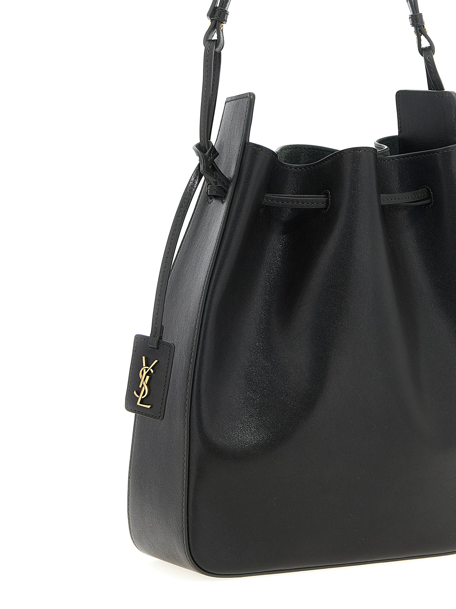 Saint Laurent Bicolor Calfskin Crossbody Women's Bag