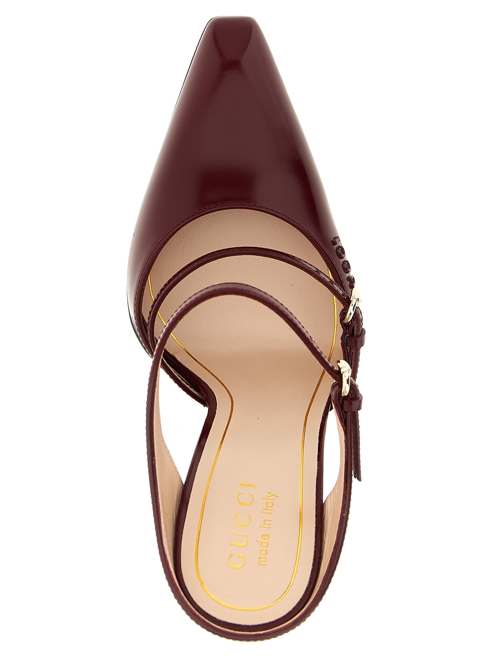 Gucci Multicolor Leather Wedge Women's Sandals
