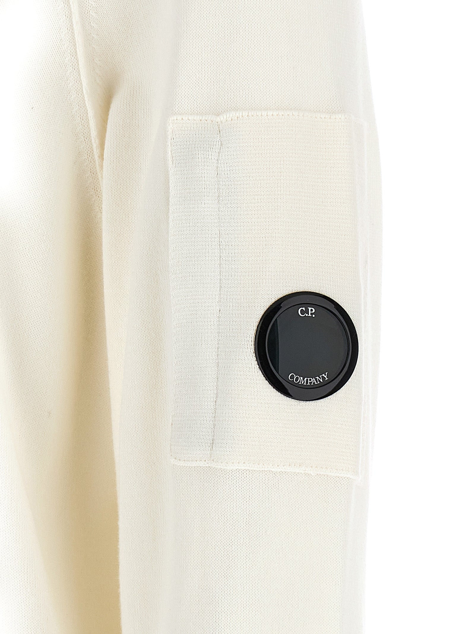 C.P. Company White Cotton Men's Sweatshirt