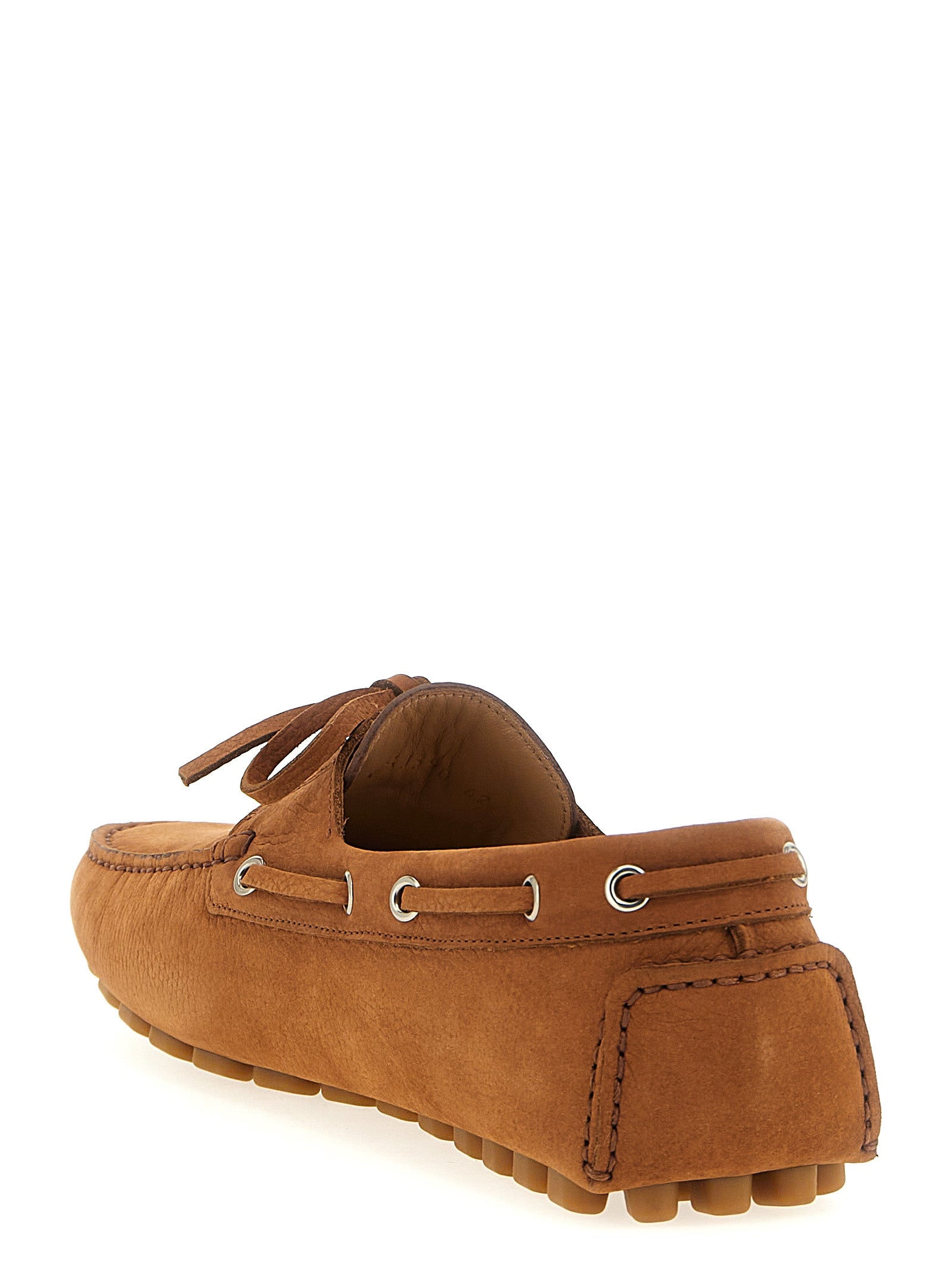 Valentino Garavani Brown Calfskin Slip-On Men's Loafers