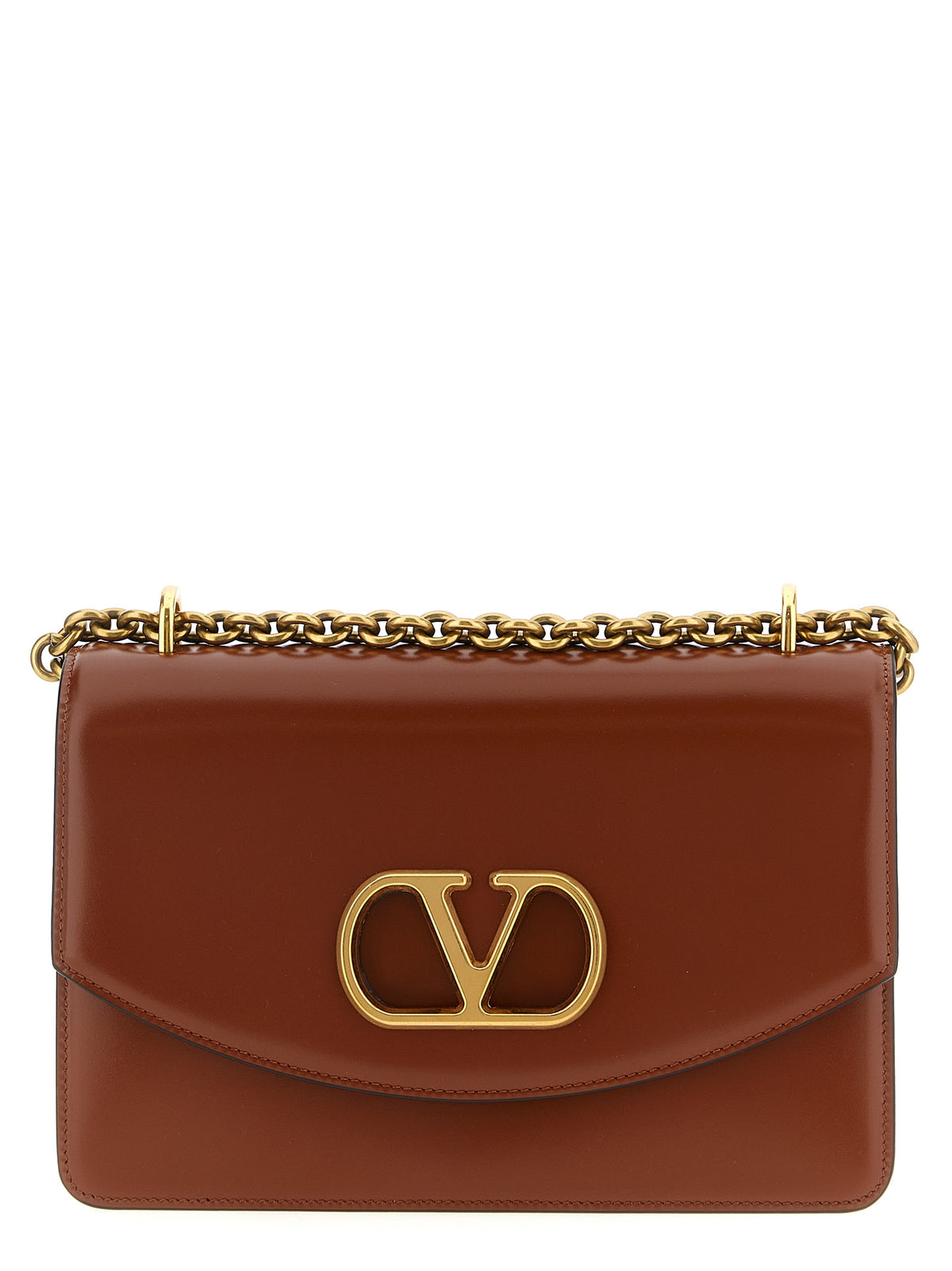 Valentino Garavani Brown Calfskin Shoulder Women's Bag