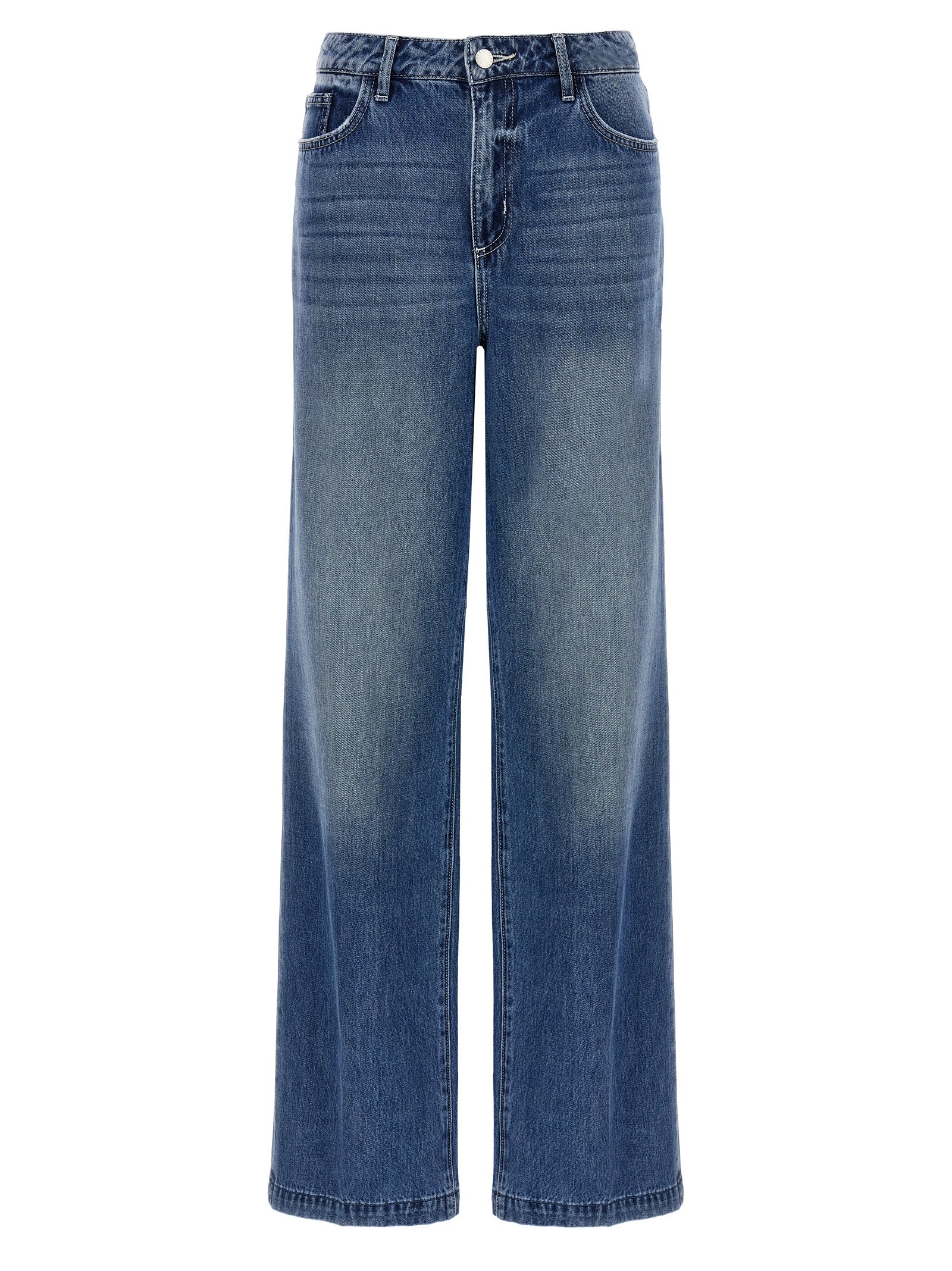 L'Agence Blue Cotton Jeans Women's Denim