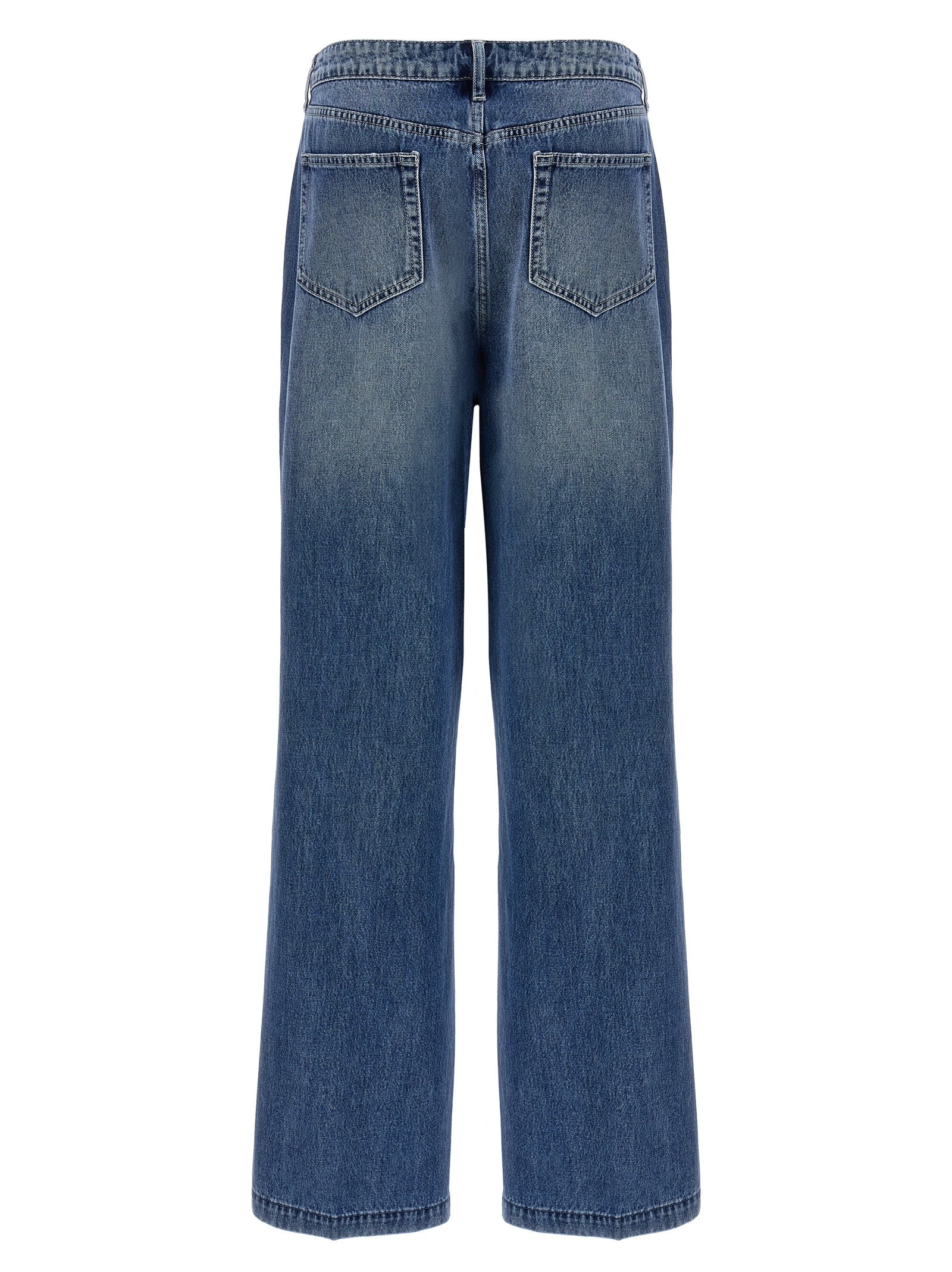 L'Agence Blue Cotton Jeans Women's Denim
