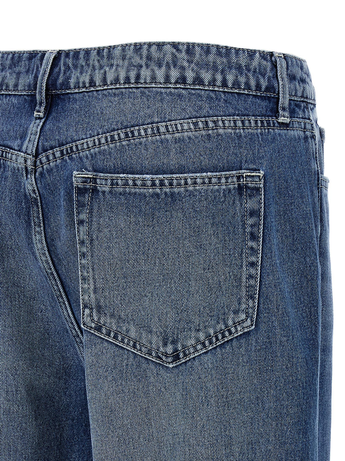 L'Agence Blue Cotton Jeans Women's Denim