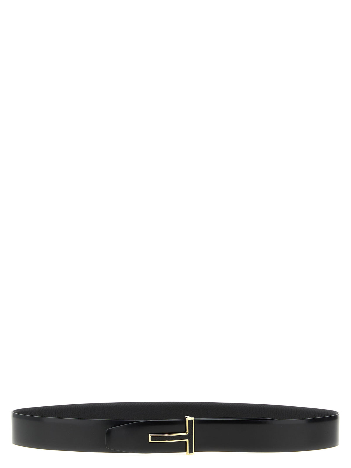 Tom Ford Black Calfskin Regular Men's Belt